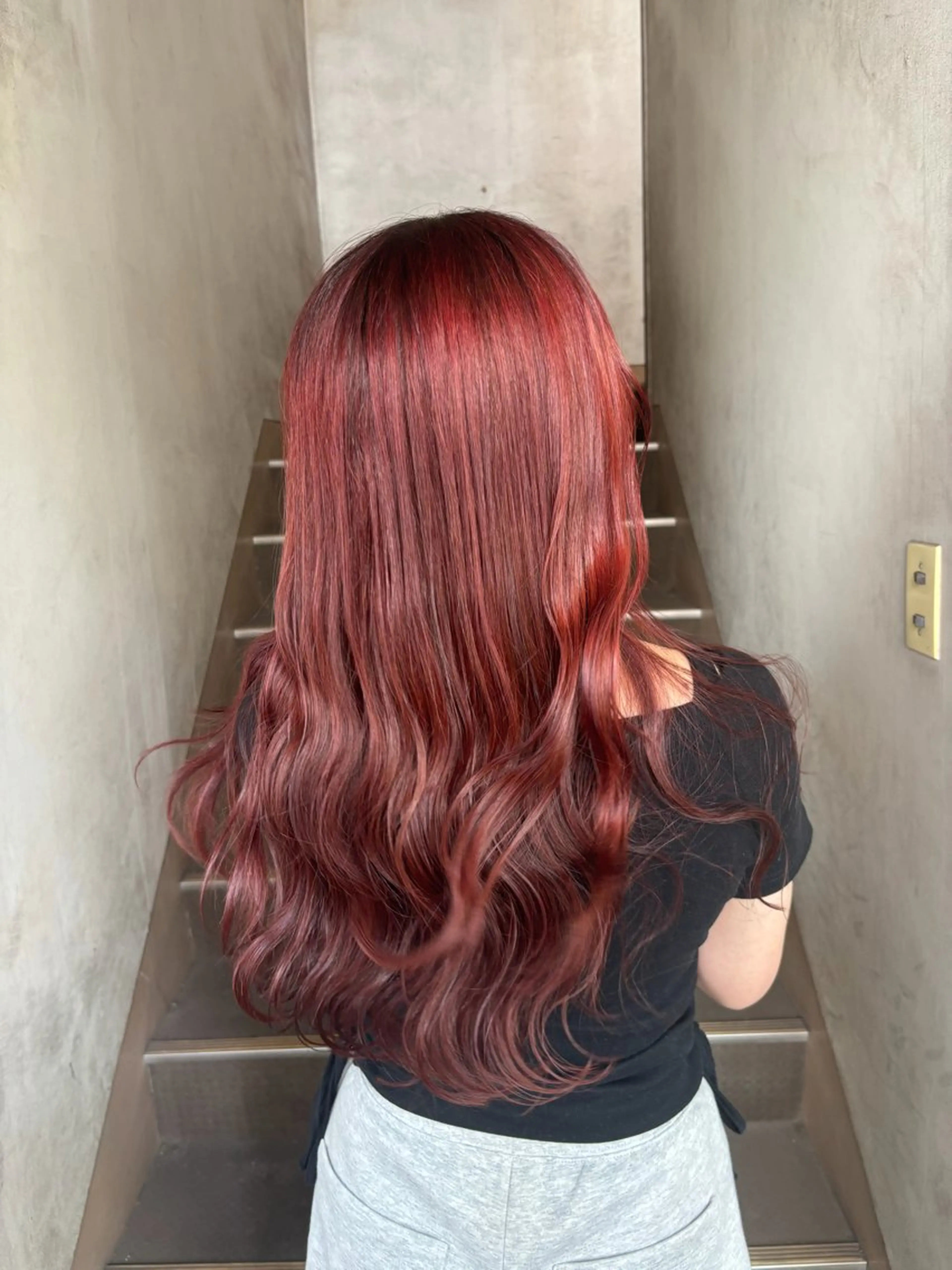 ロング カット ヘアカラー unit.所属・unit./ ReNnaのヘアスタイル