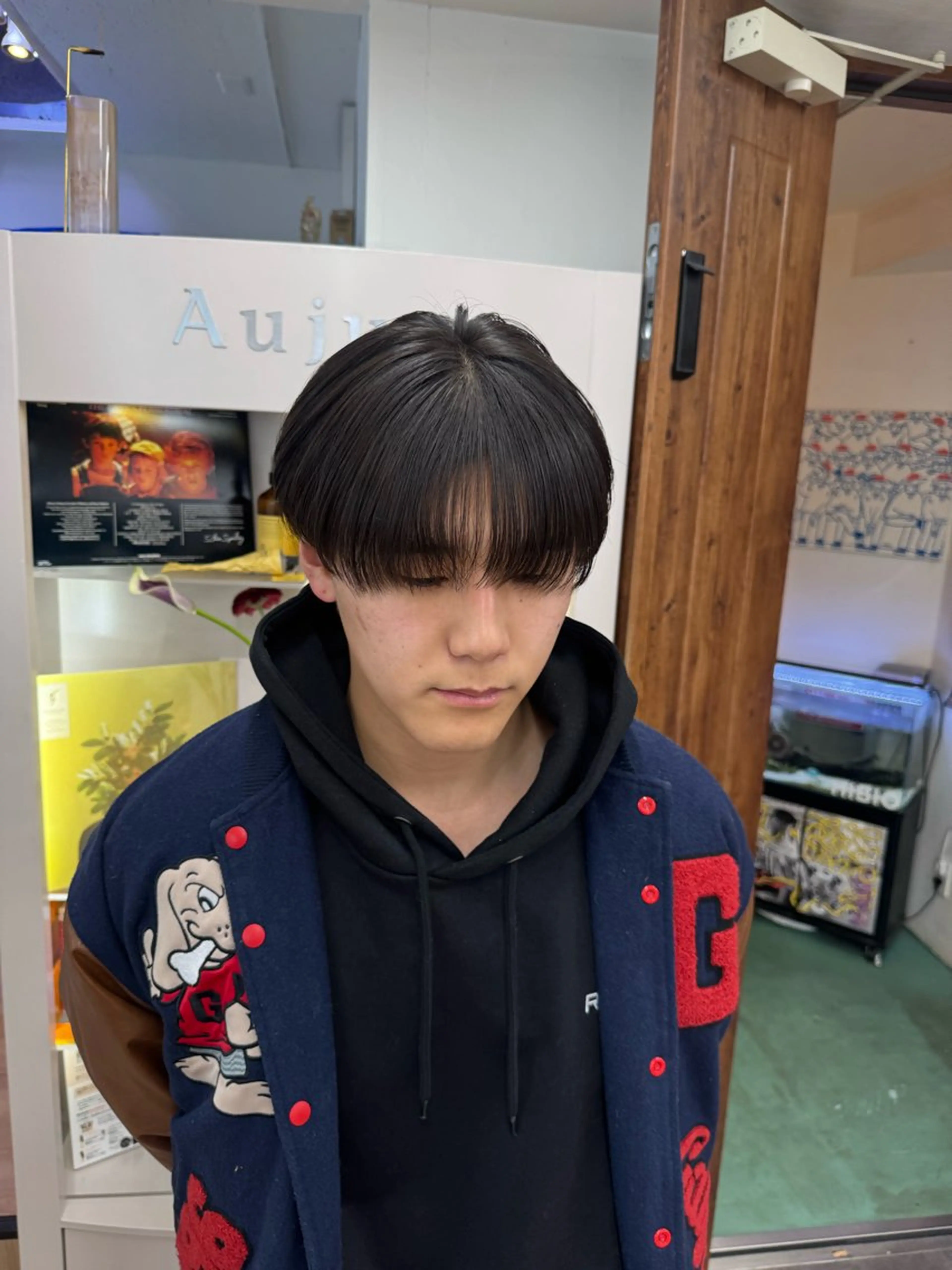 メンズ マッシュ シースルーマッシュ 優菜/ メンズパーマのヘアスタイル