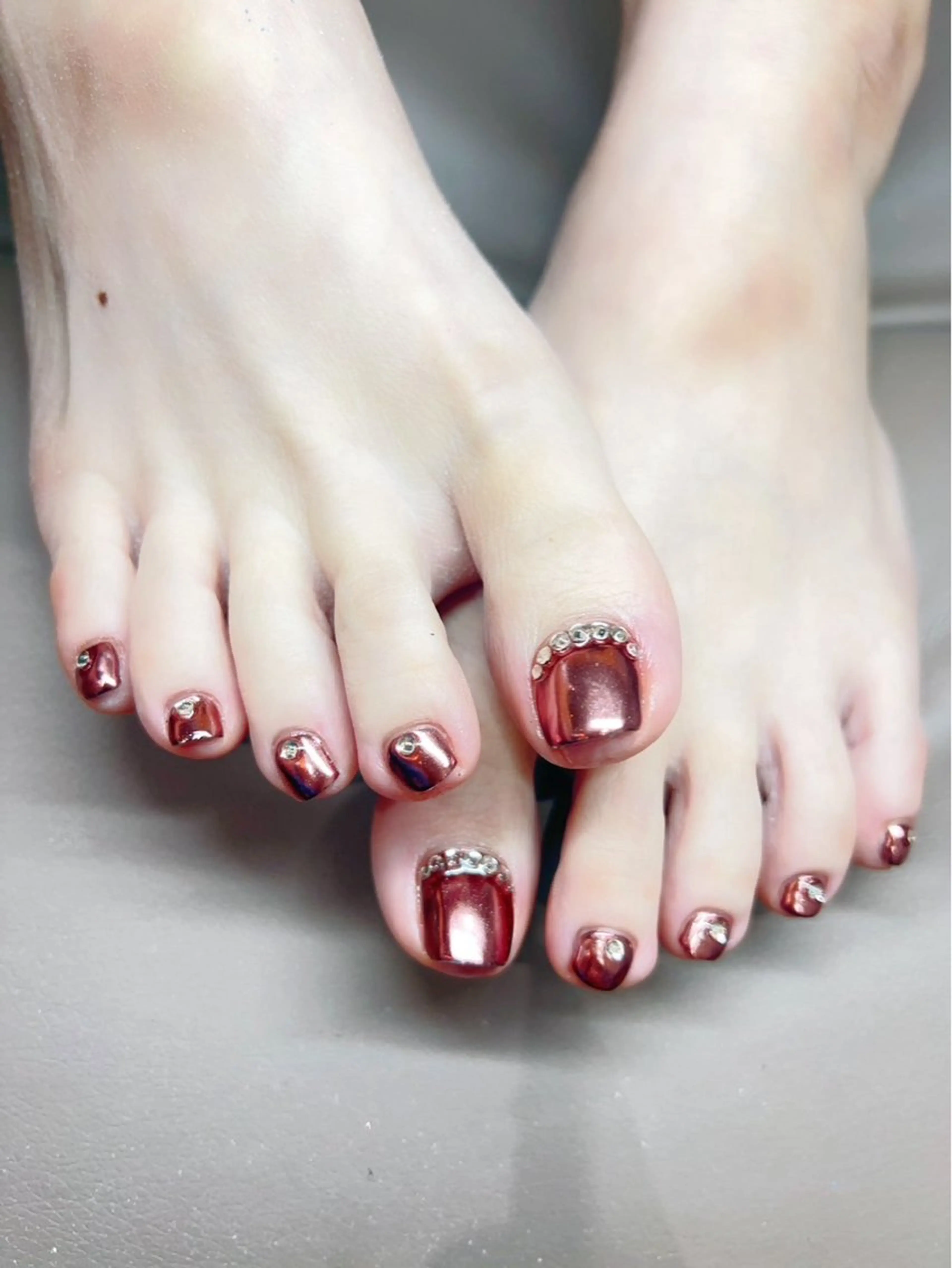 【FOOT】★大人気★オーロラミラー&ミラーネイル ¥6980の写真