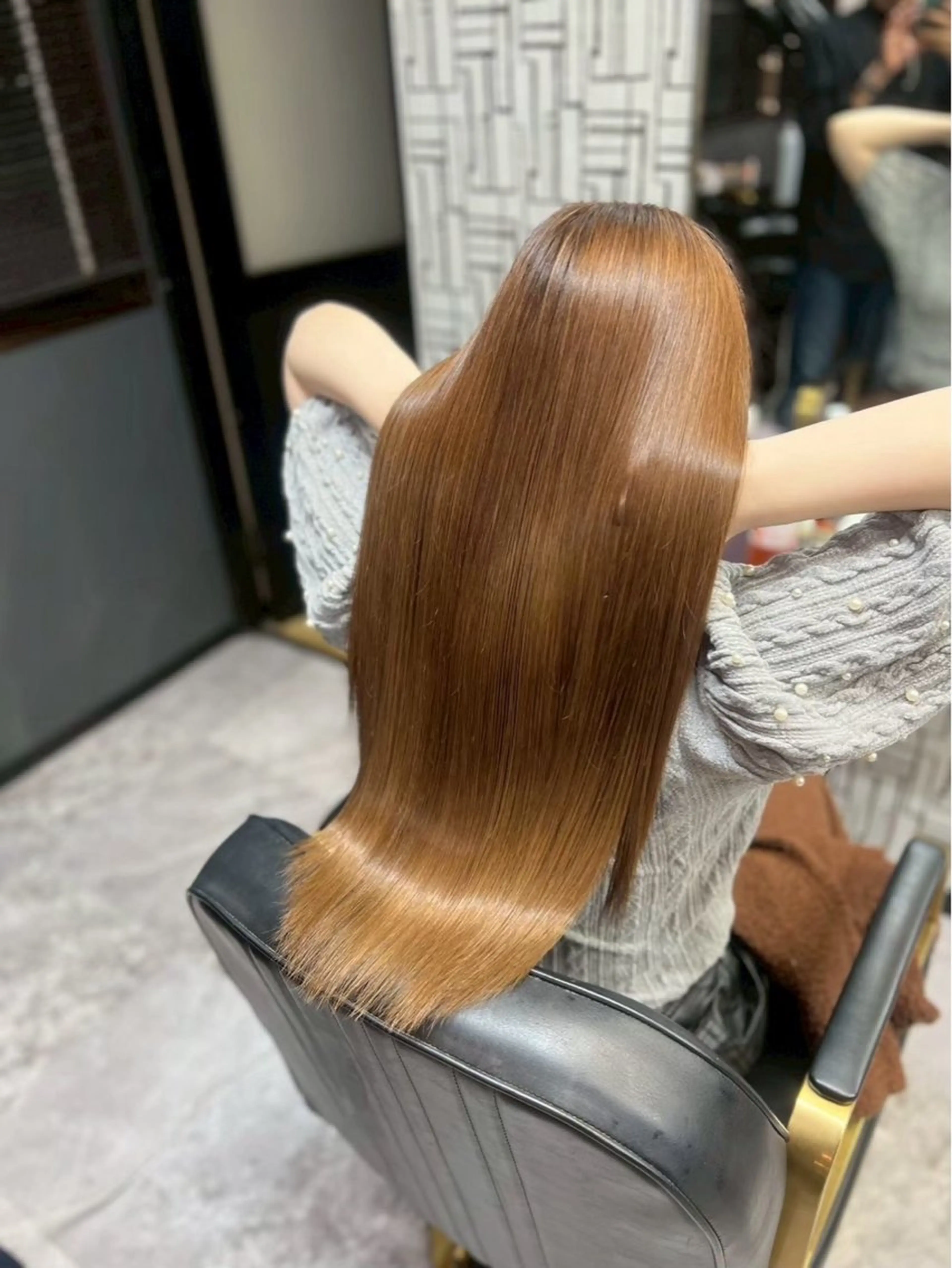 ロング 北村 理奈のヘアスタイル