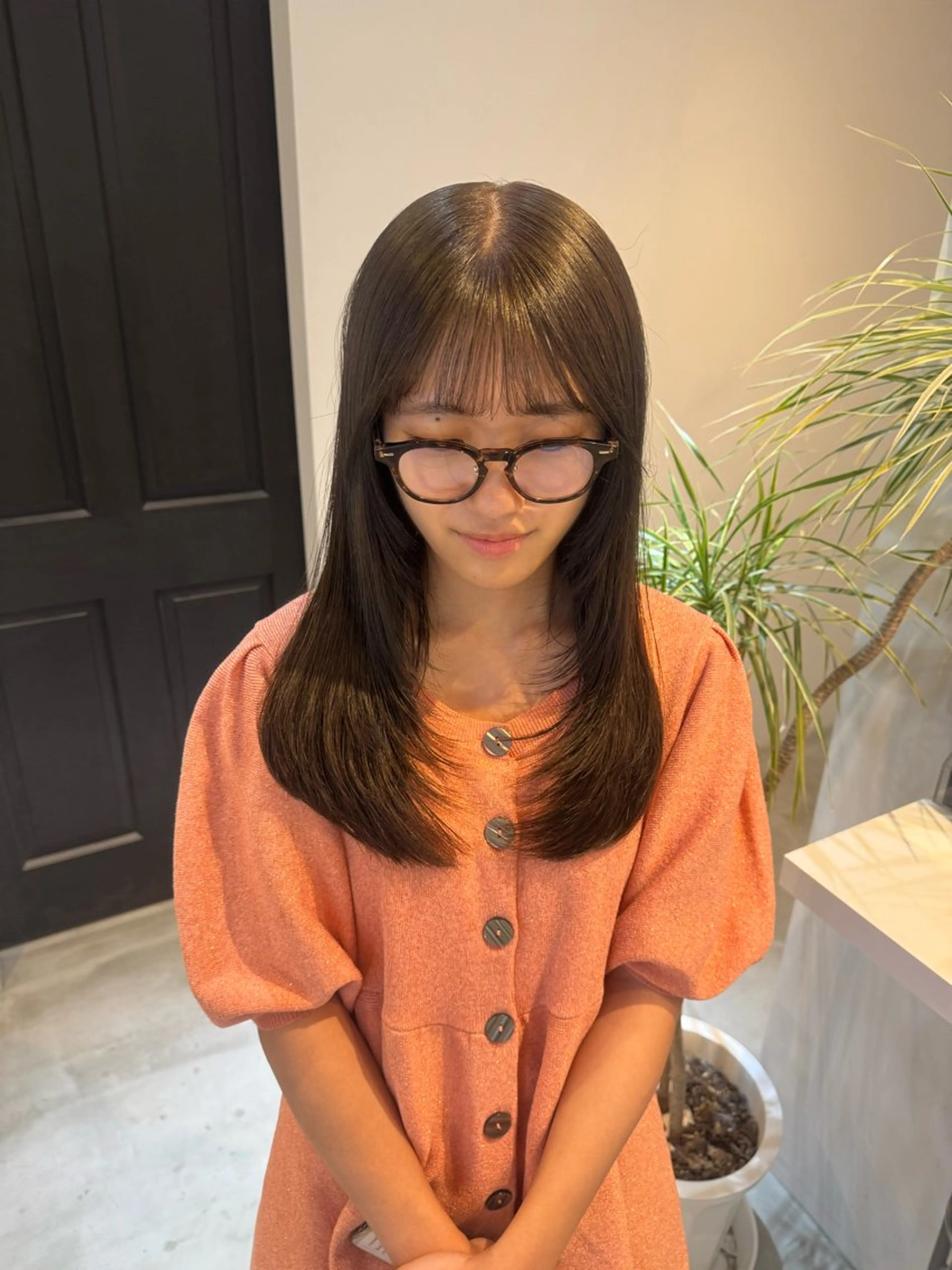 透け感カラー🪿🤎の写真