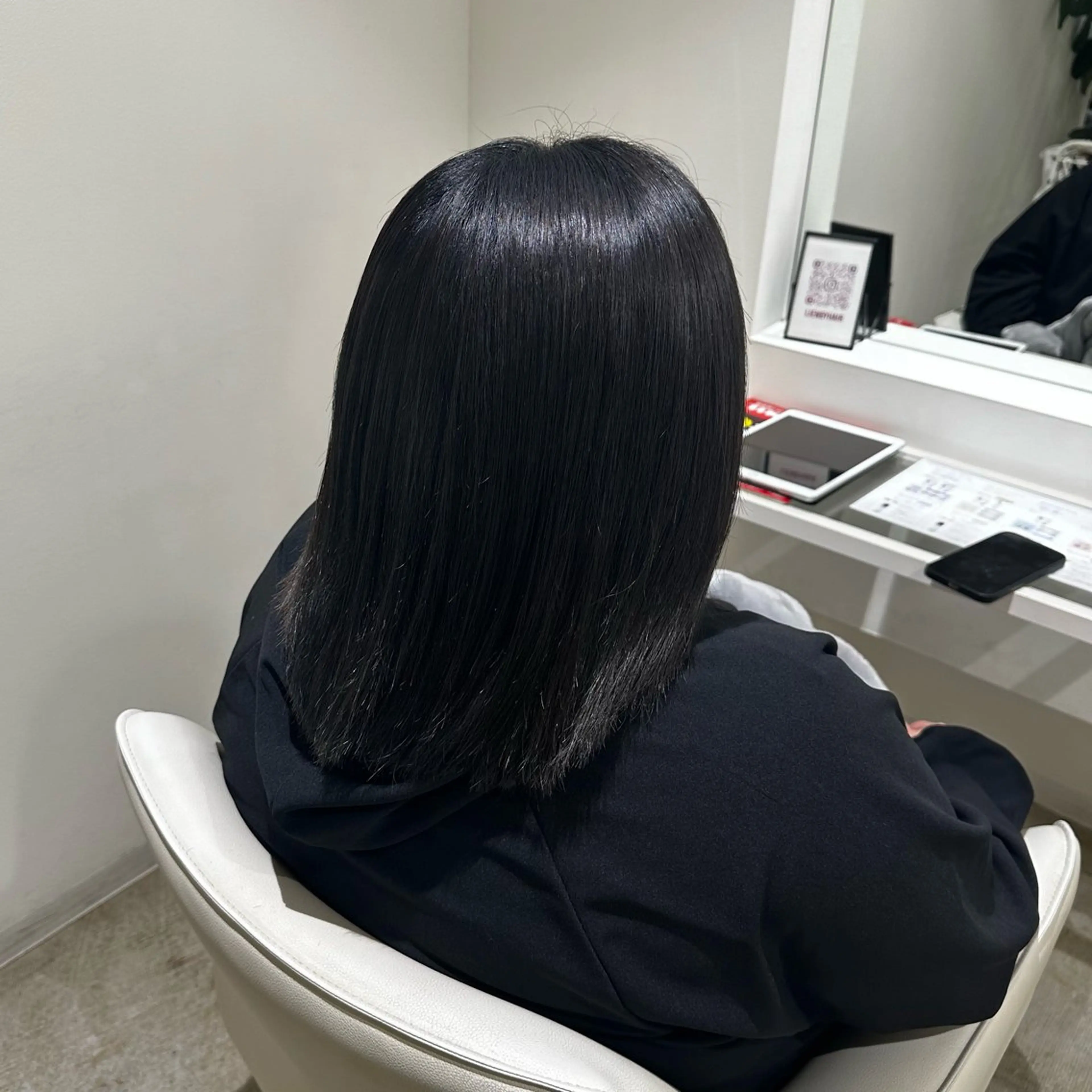 ミディアム カラー グレージュ Lien by hair所属・【Lien】 AYUのヘアスタイル