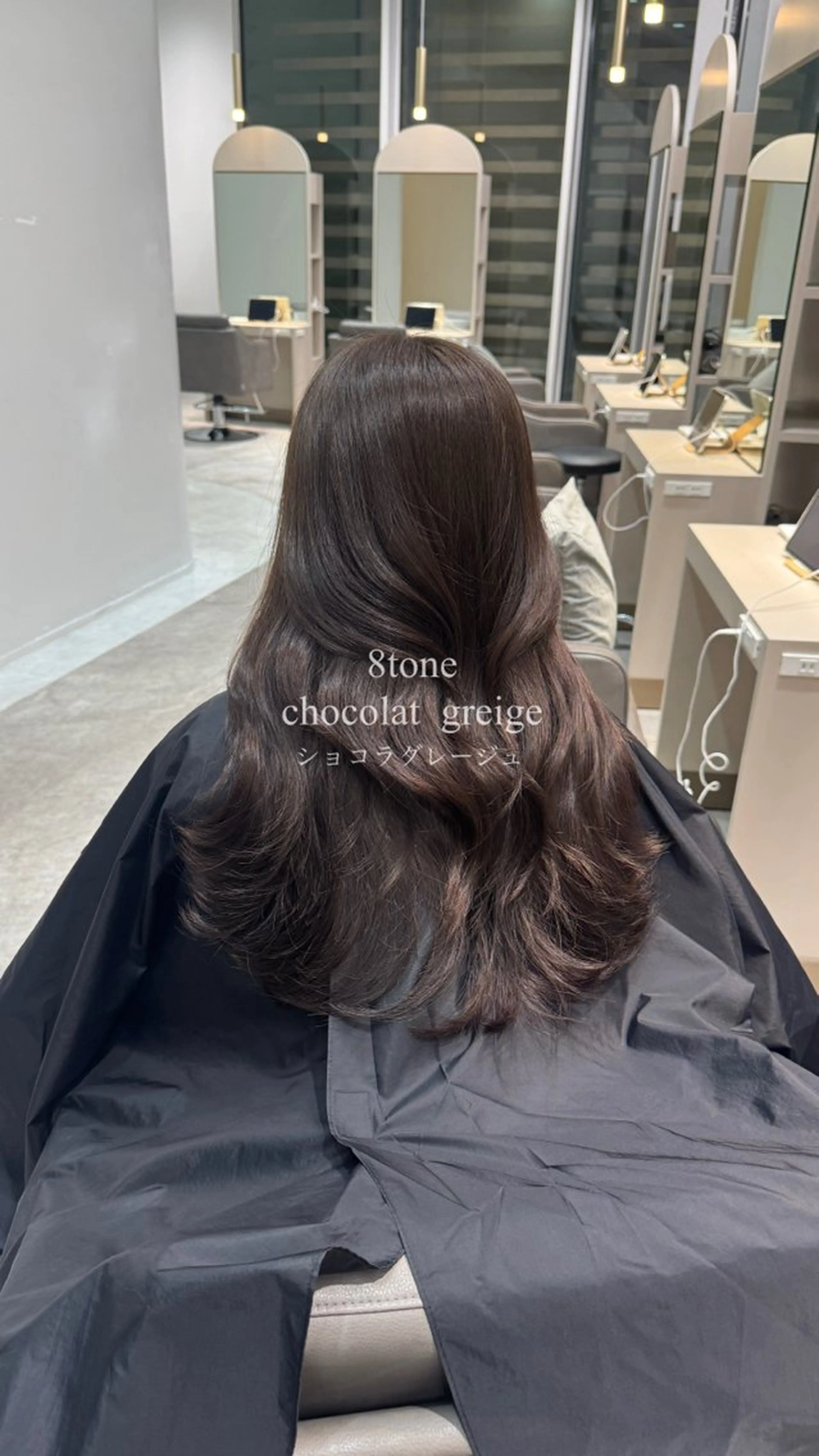 セミロング カラー 垢抜けレイヤー/ 着付け　ふうか　渋谷のヘアスタイル