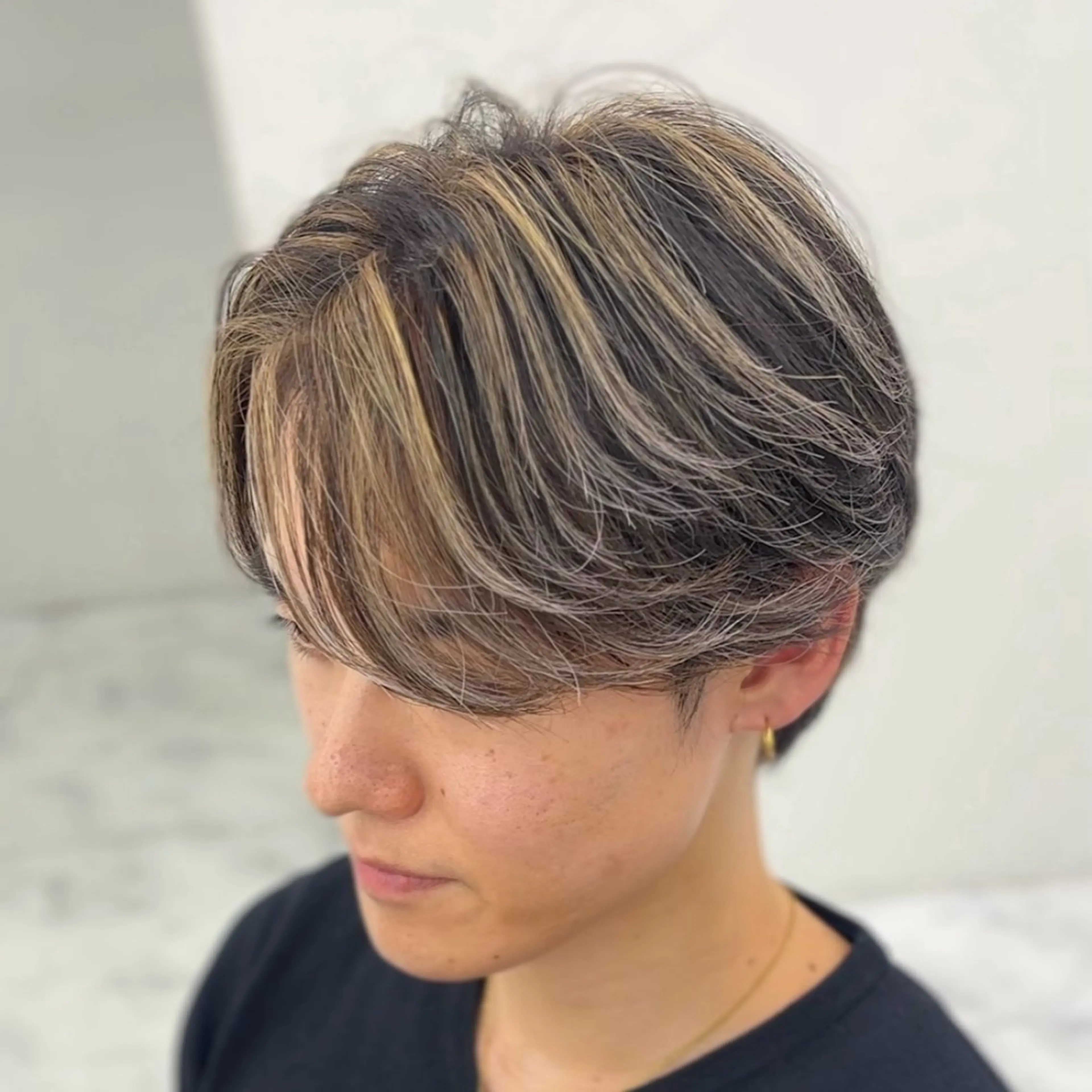 ロング カラー メンズ/メッシュ ‪‪/セット/aoiのヘアスタイル