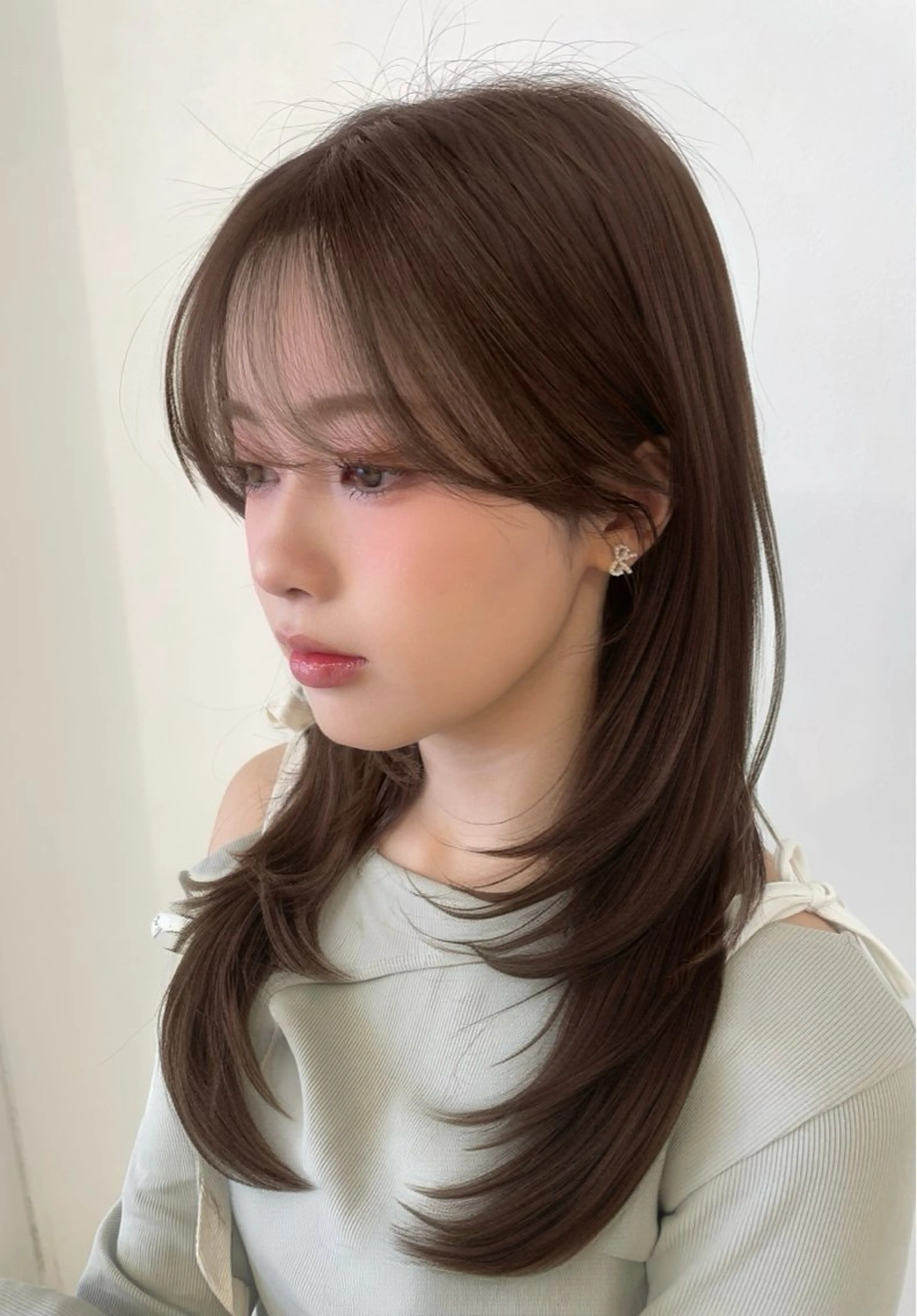 ロング カラー ヘアカラー かずや🍀/髪質改善 /艶髪カラー/眉毛のヘアスタイル