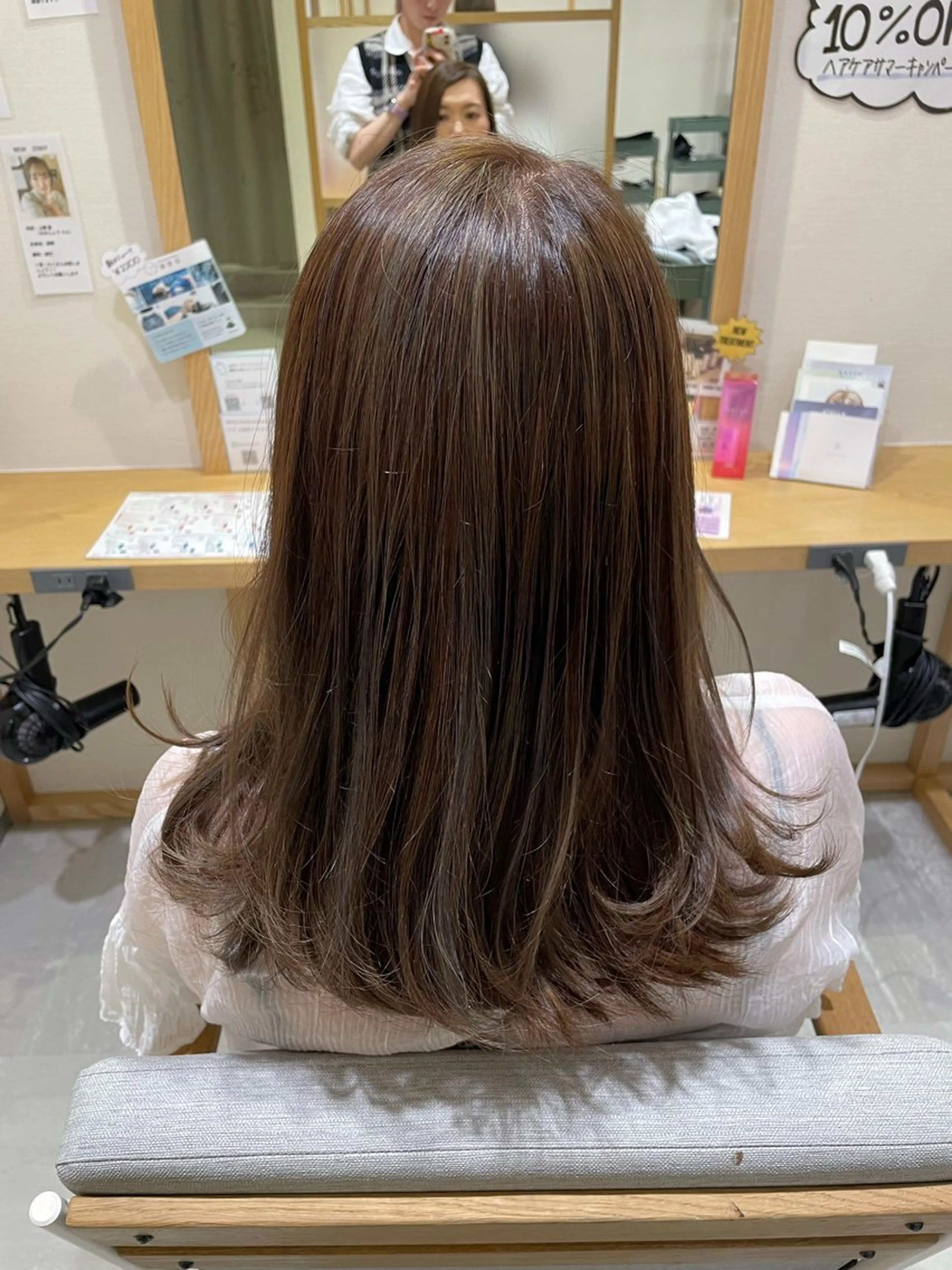 カラー アッシュ ハイライトカラー Spin hair烏丸店所属・🌟Spinhair 福永えいみ🌙*.｡のヘアスタイル