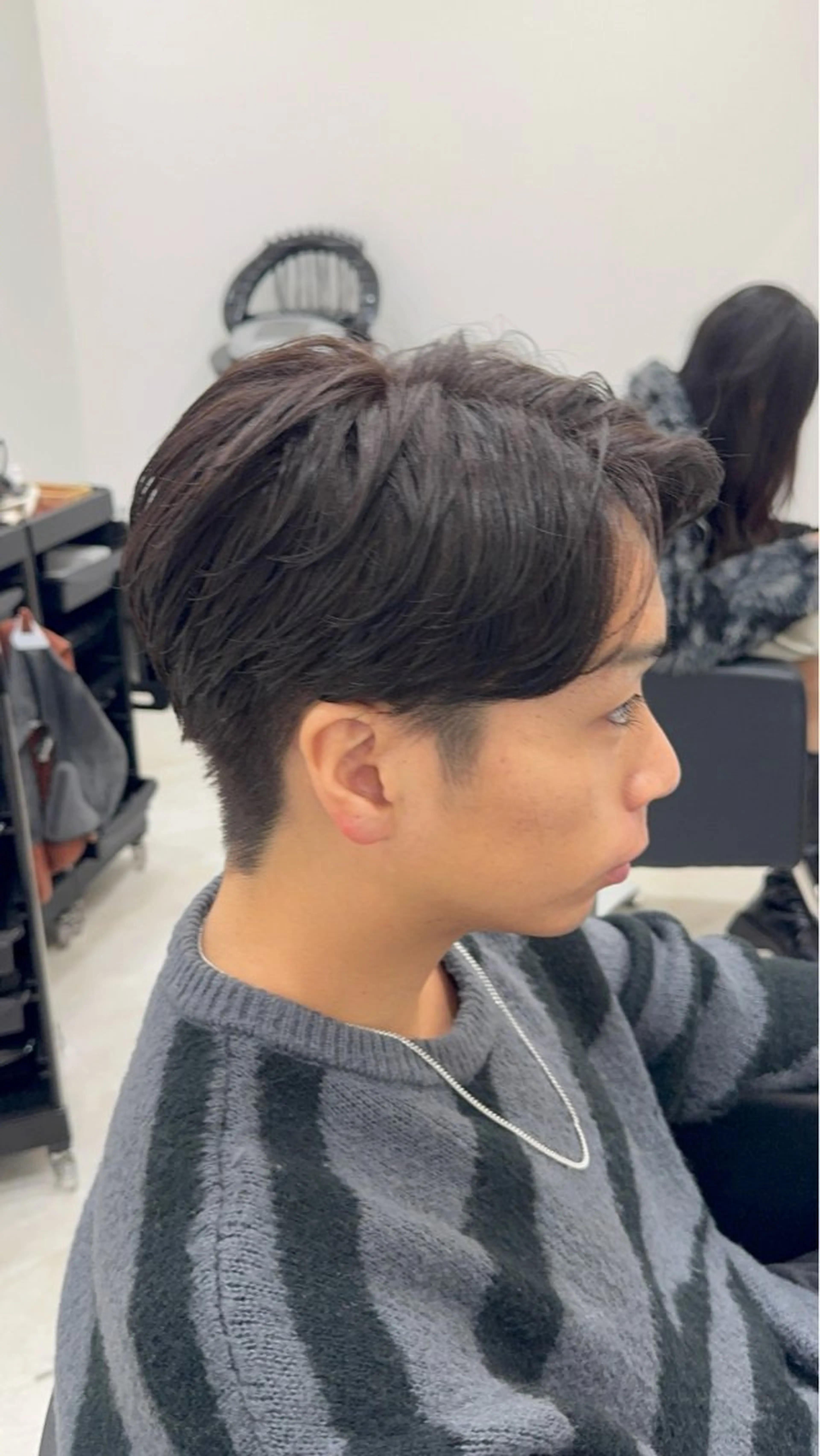 ショート ショートヘア カット パーマ 箕面/ボブ/ 髪質改善/加藤優眞のヘアスタイル