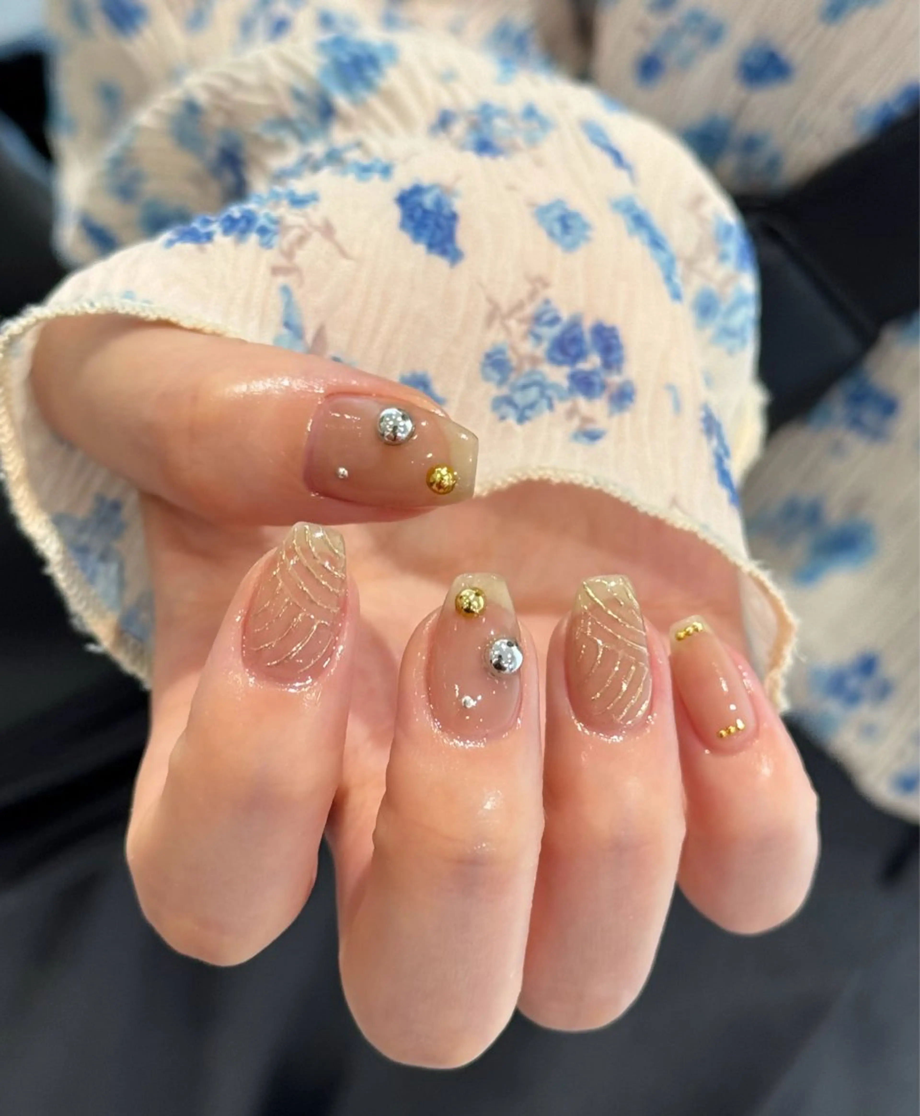 ネイル ニュアンスネイル yate' narumiのネイルデザイン