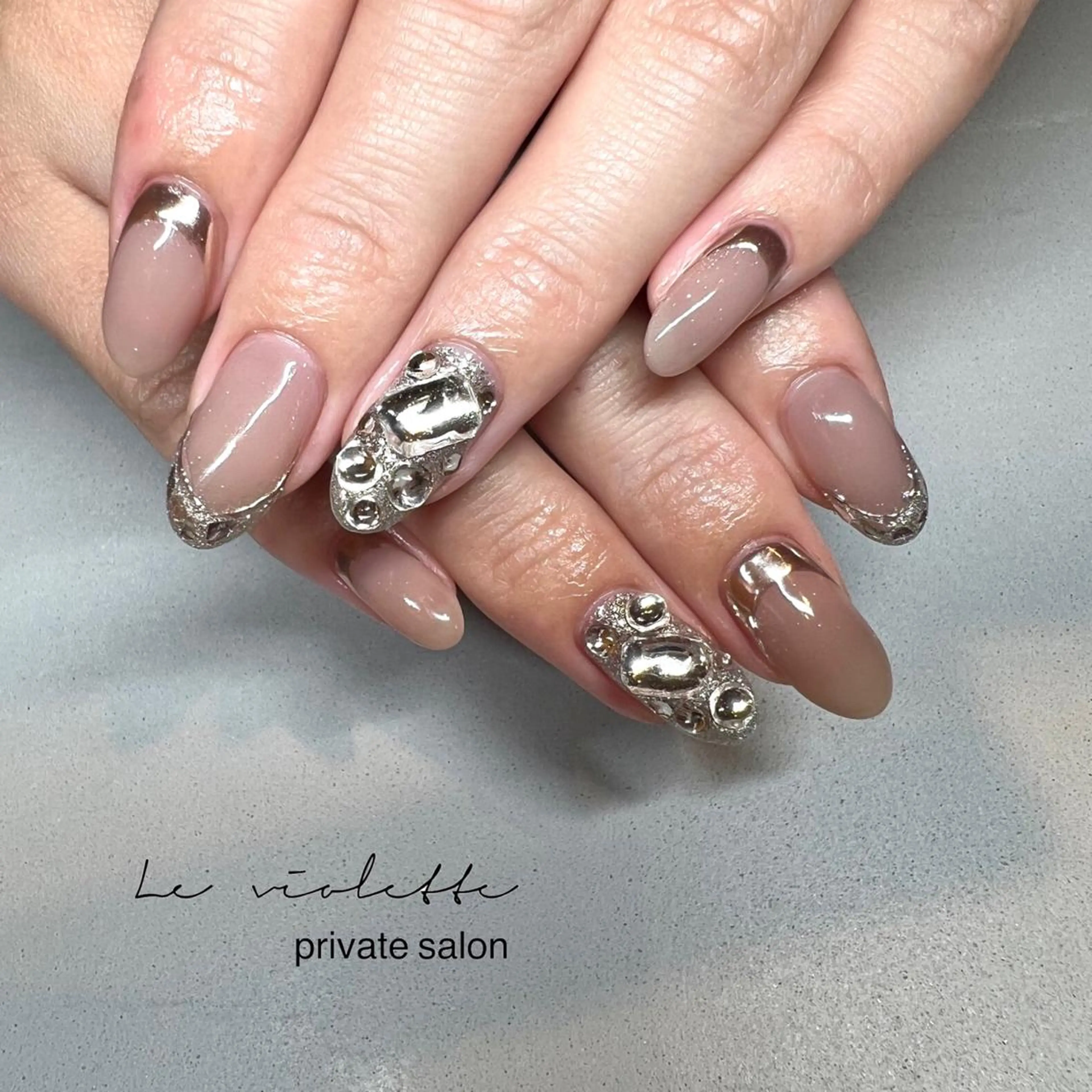 ネイル ハンドネイル le violette所属・le violetteのネイルデザイン