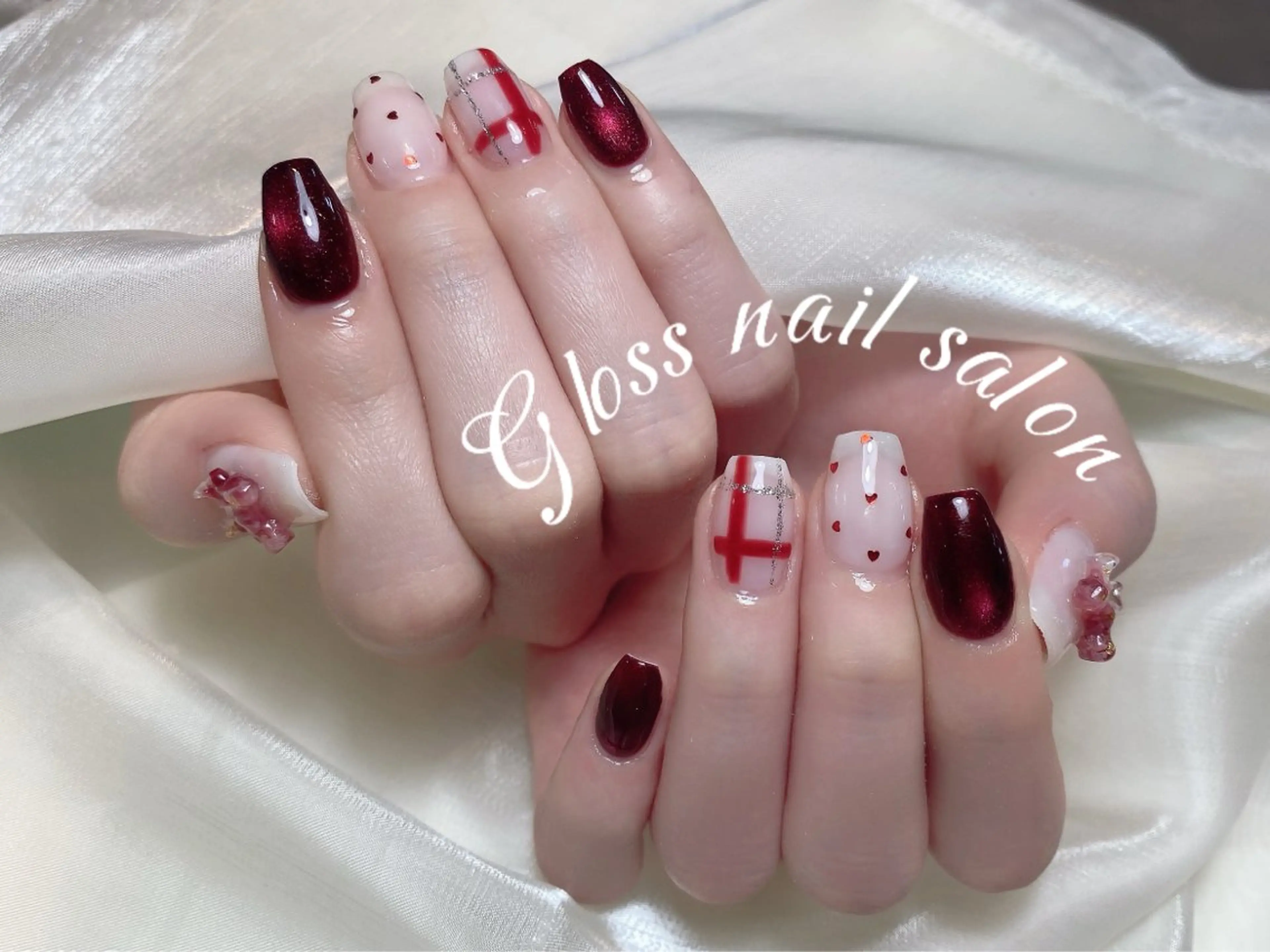ネイル ハンドネイル Gloss nail 💅yuna✨のネイルデザイン