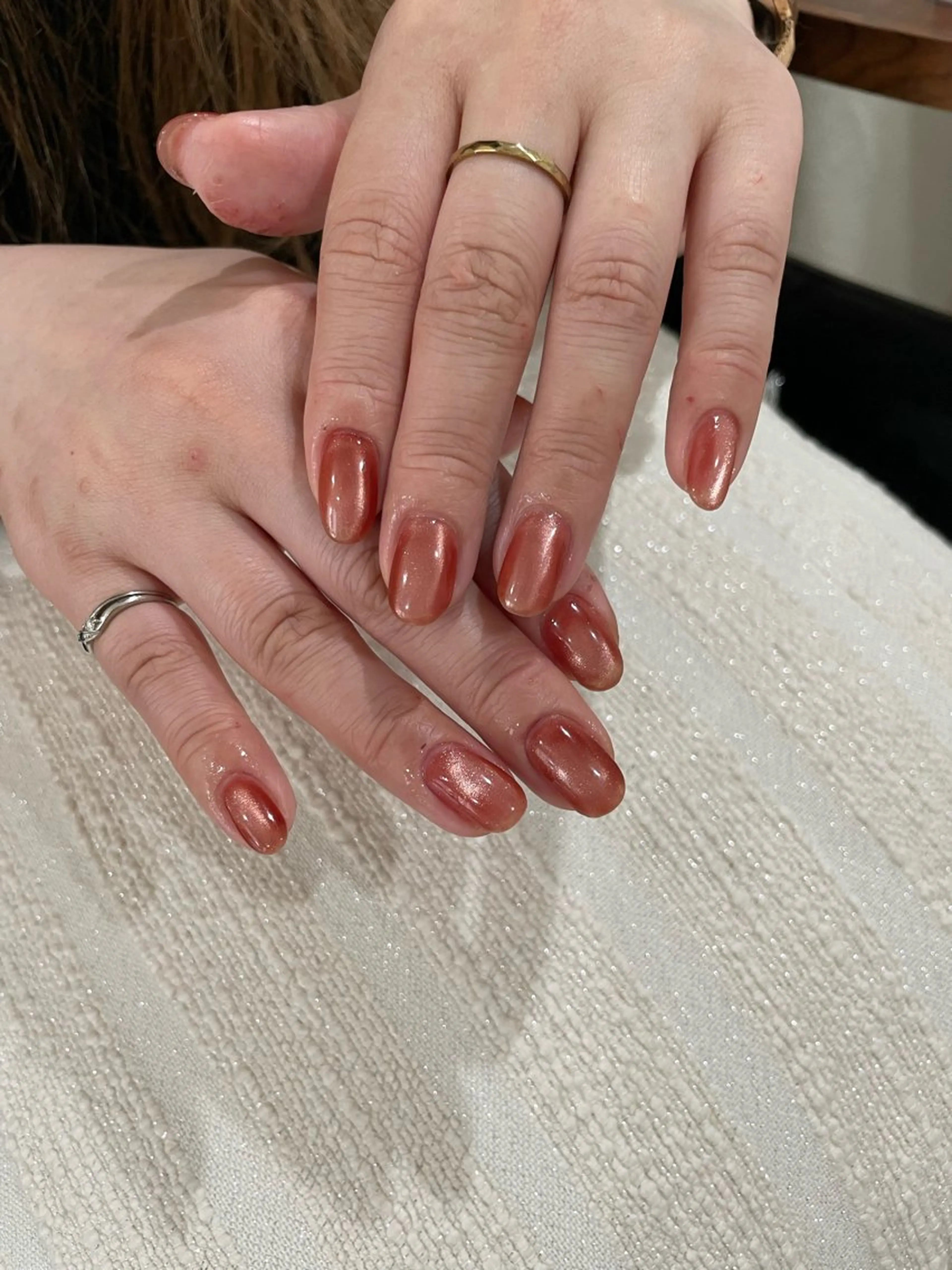 ネイル マグネットネイル ワンカラーネイル nail salon CIELのネイルデザイン