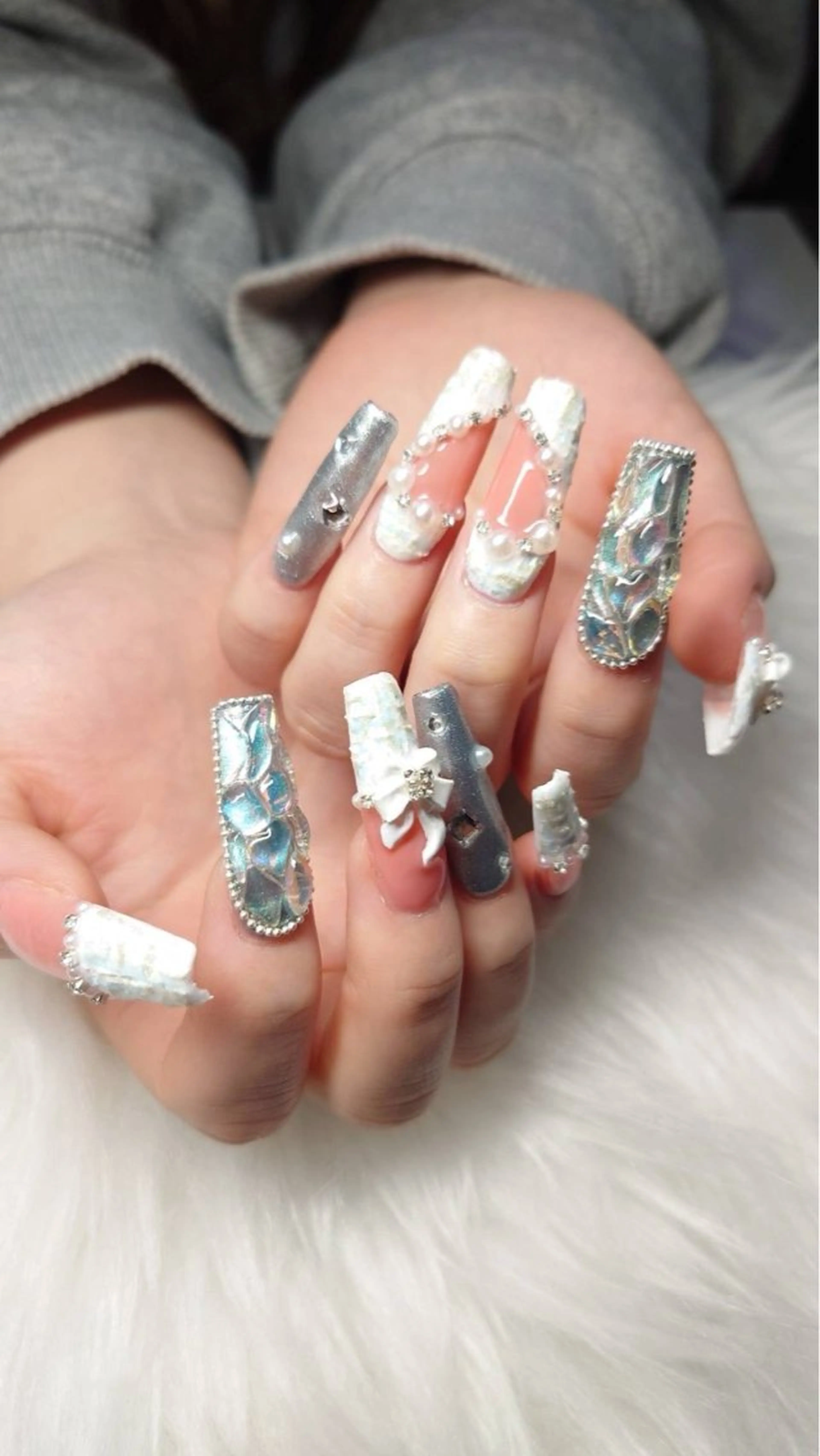 ネイル 持ち込み ハンドネイル nail salon pomaikaiのネイルデザイン