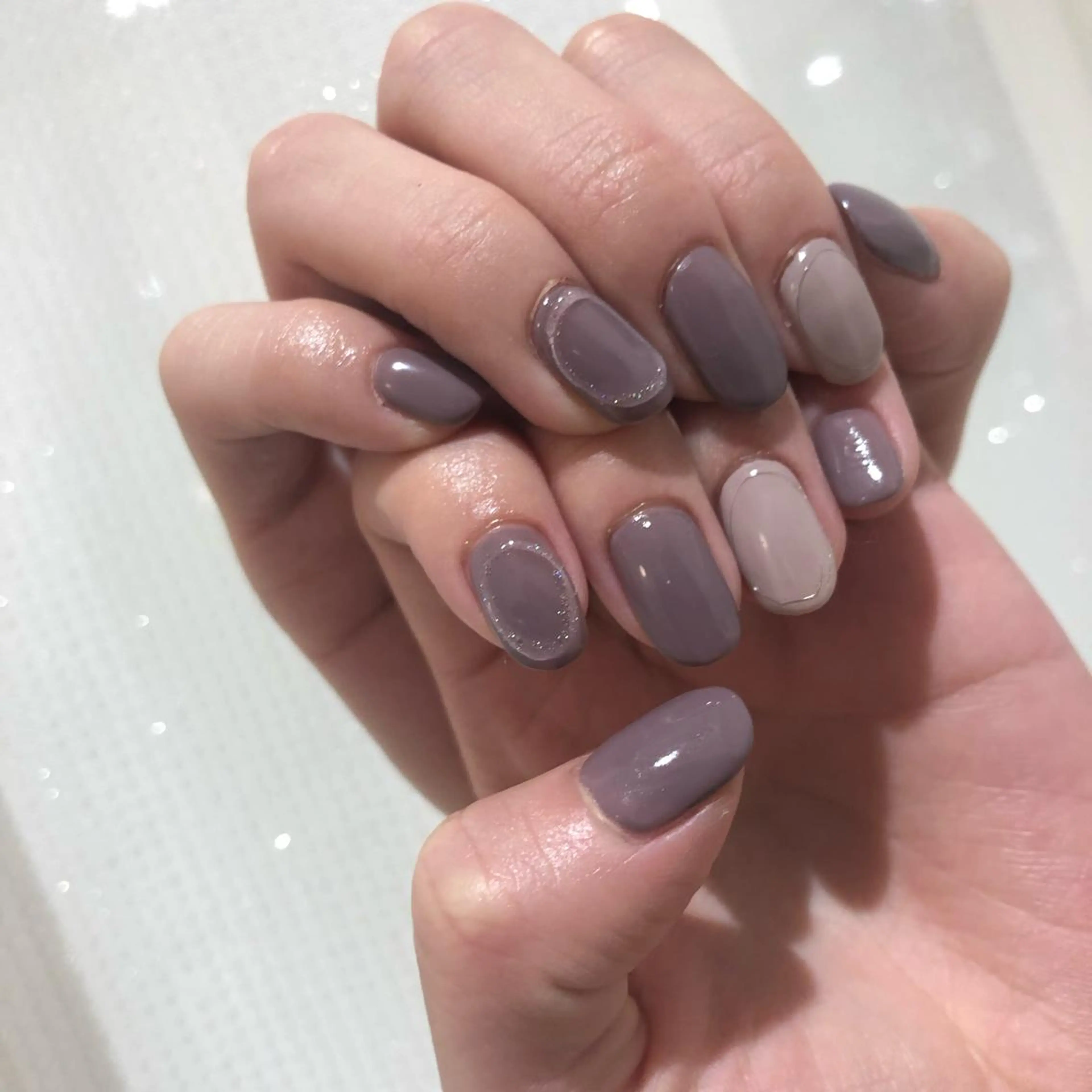 ネイル キラキラネイル ラメ(グリッター) ハンドネイル EARTH nanaのネイルデザイン