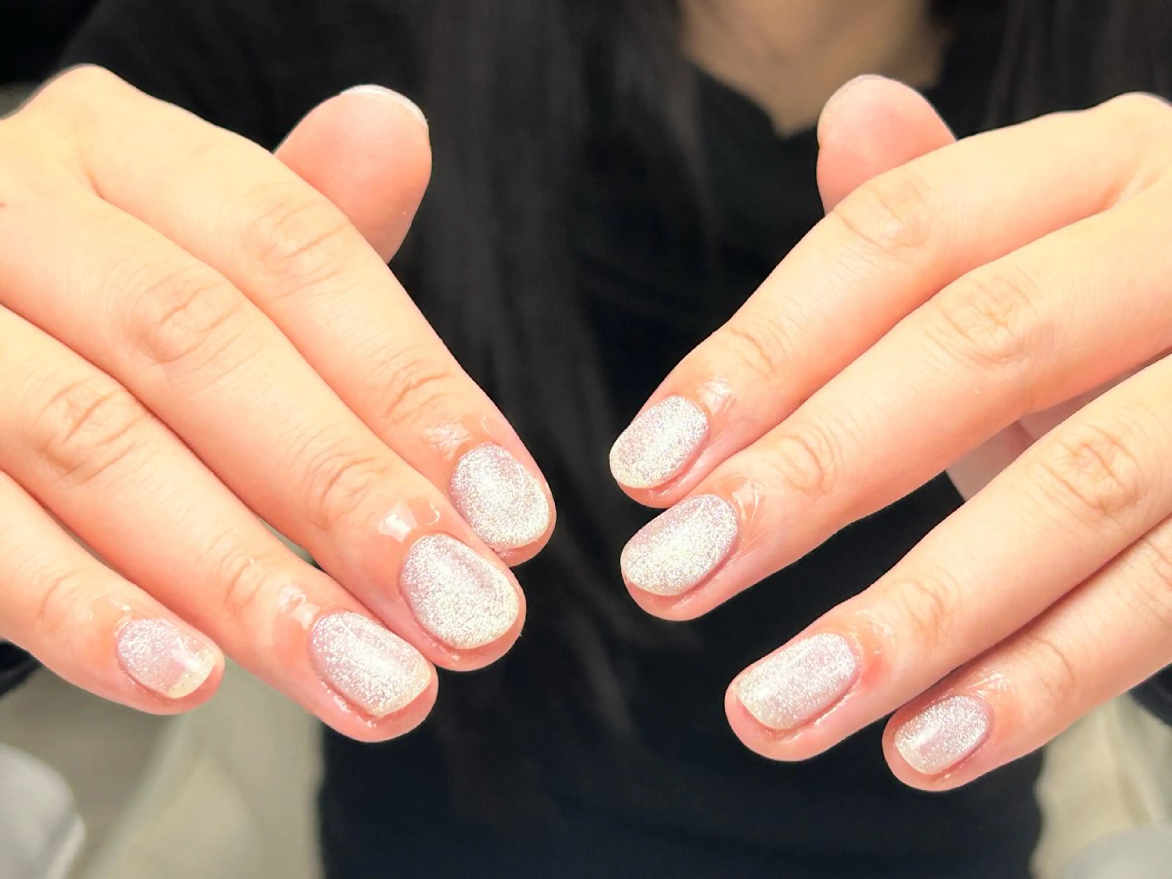 ショート ハンドネイル ビン アンのネイルデザイン