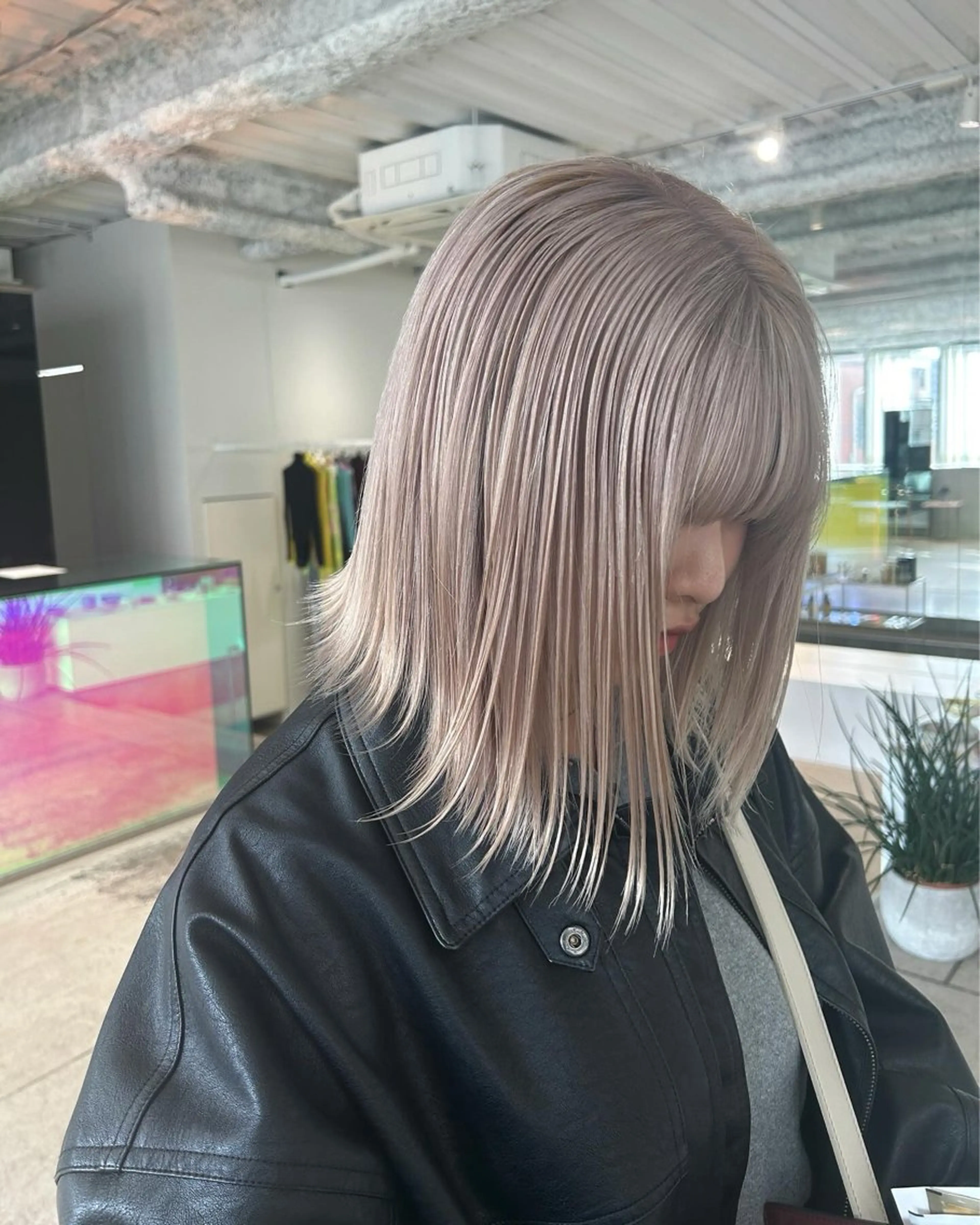 ミディアム カラー ヘアカラー STAN WOOD所属・似合わせcut 🔥yutakaのヘアスタイル