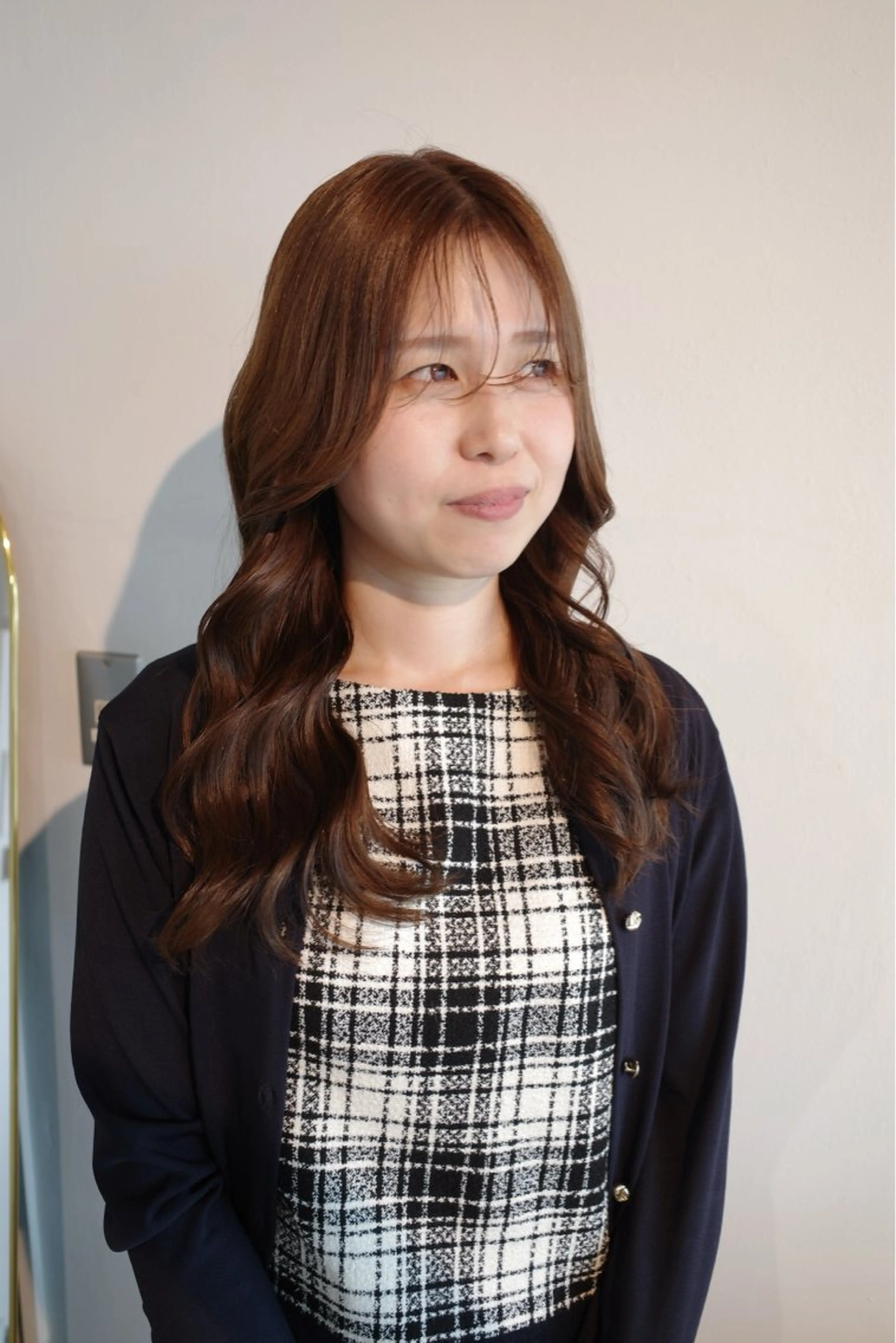 ロング カラー ベージュカラー 透明感カラー オレンジ ロング 安藤 結花のヘアスタイル