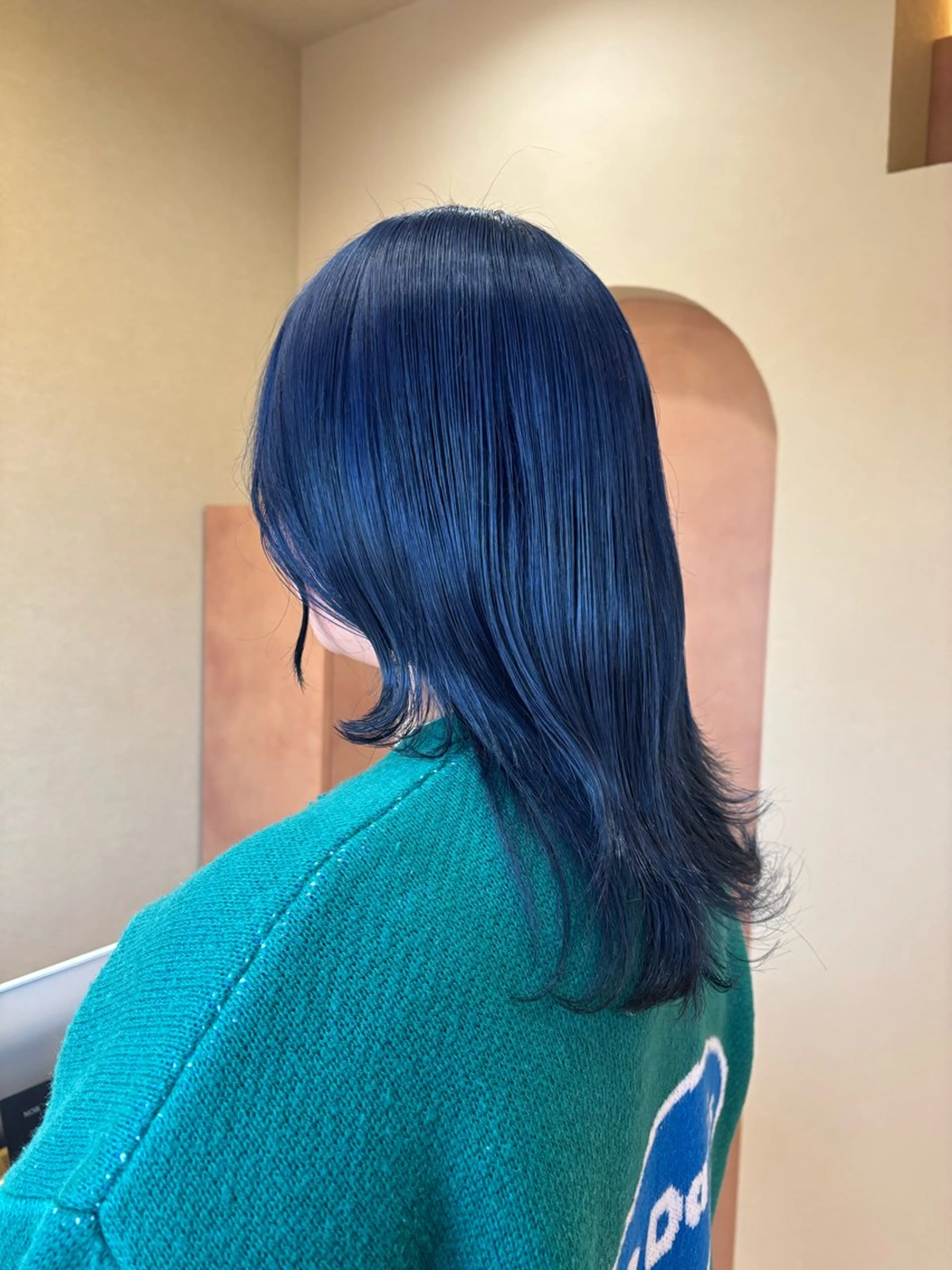 ミディアム ヘアカラー 金木 凜花のヘアスタイル