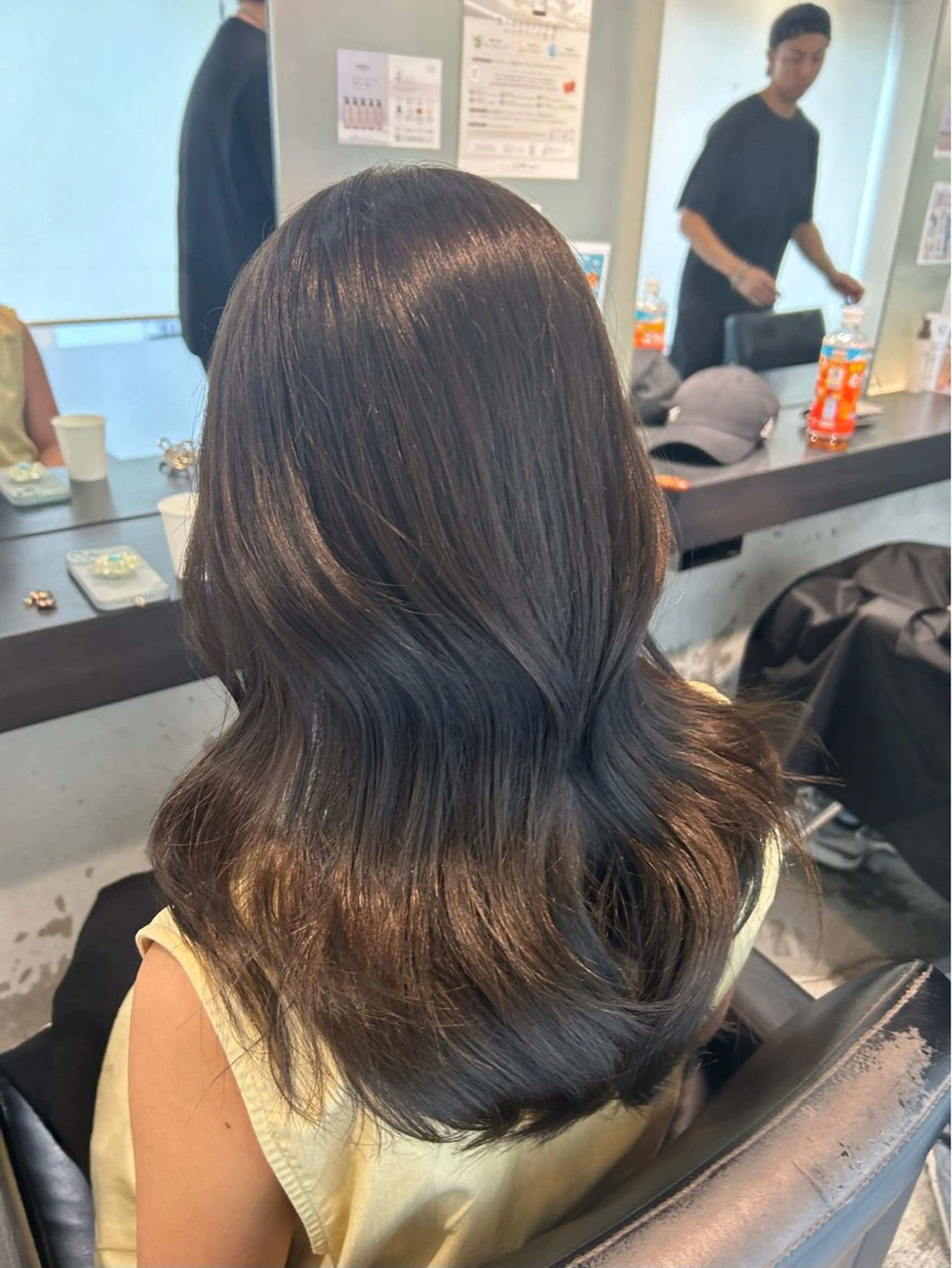 カラー 透明感カラー グレージュ オリーブグレージュ オリーブグレー 二宮 陽太のヘアスタイル