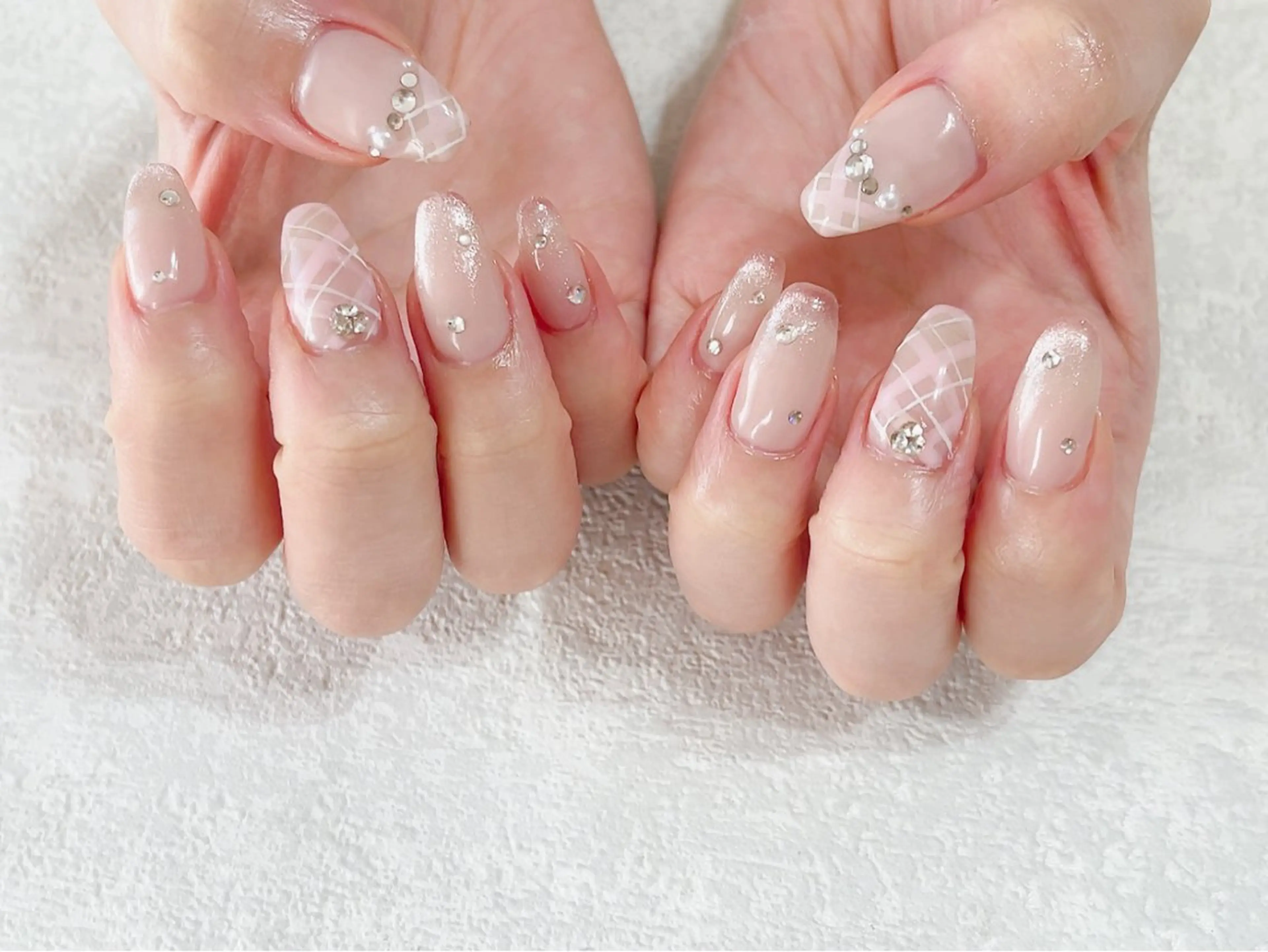 ネイル フットネイル ジェルネイル ガーリー パラジェル 夏ネイル kikinail 溝の口のネイルデザイン