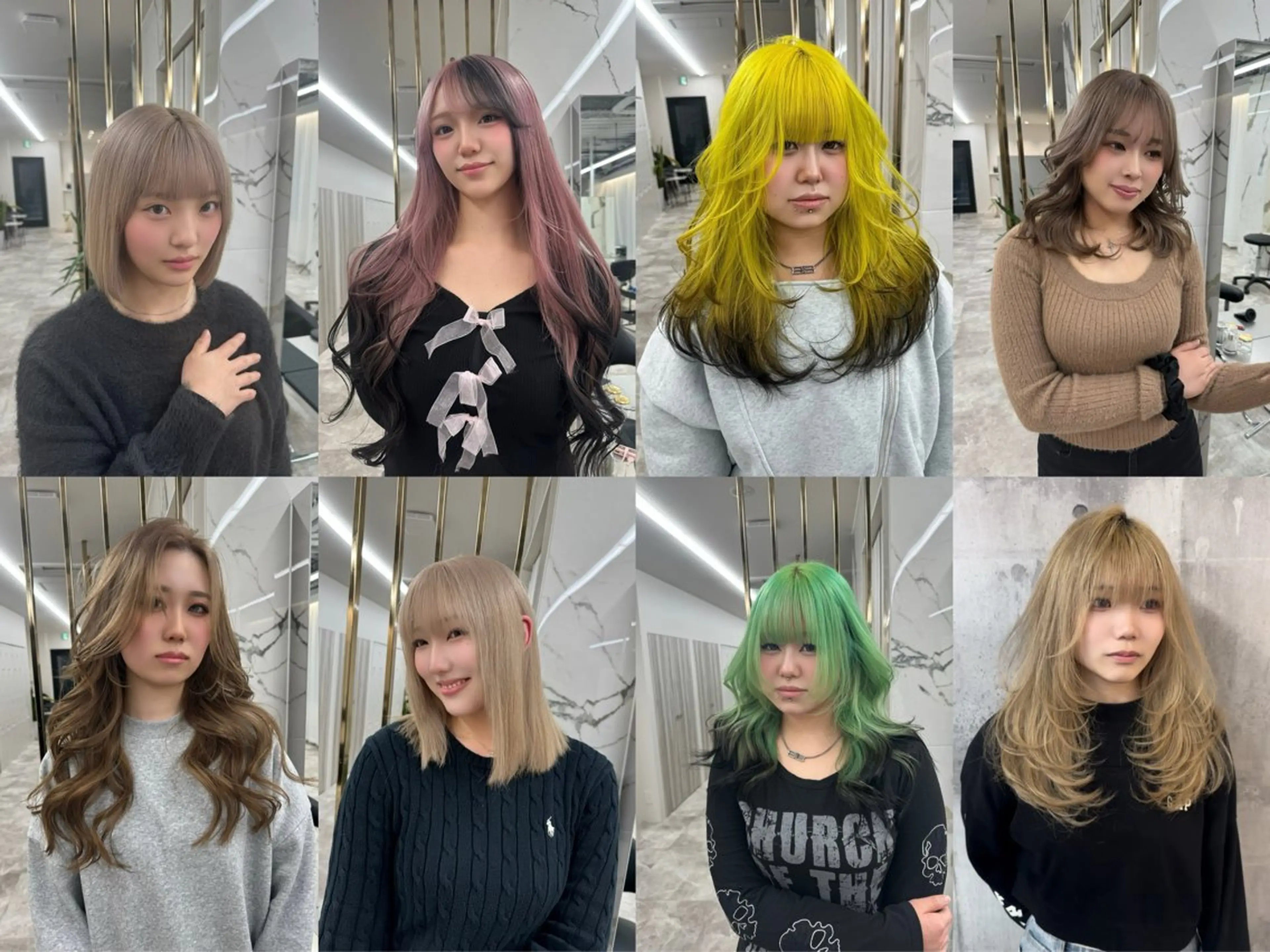 ロング ヘアカラー Maison 心斎橋店所属・メンズ特化パーマ/ ハイトーンブリーチのヘアスタイル