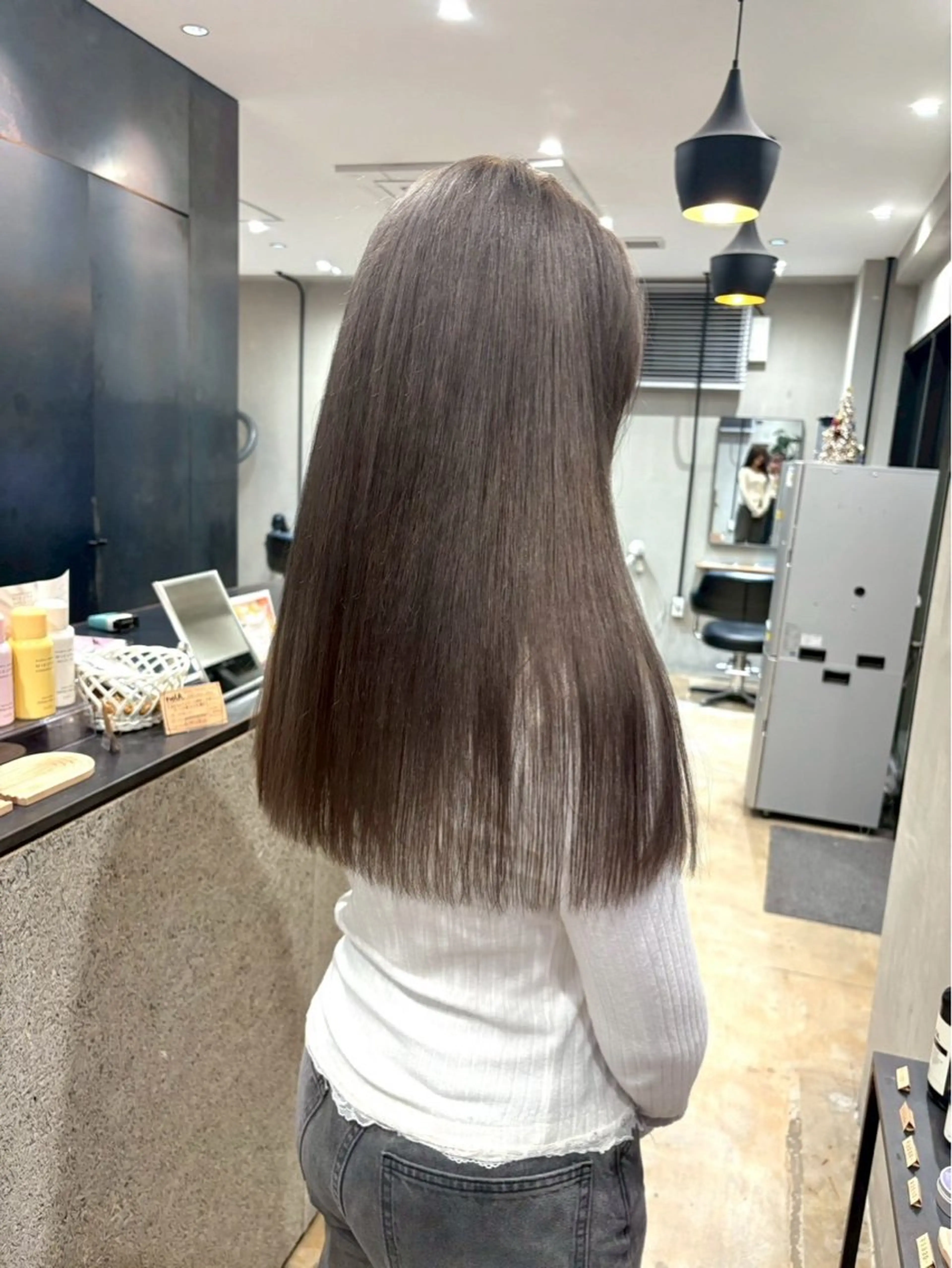 ロング 博多ハイトーンカラー /ブリーチカラーのヘアスタイル