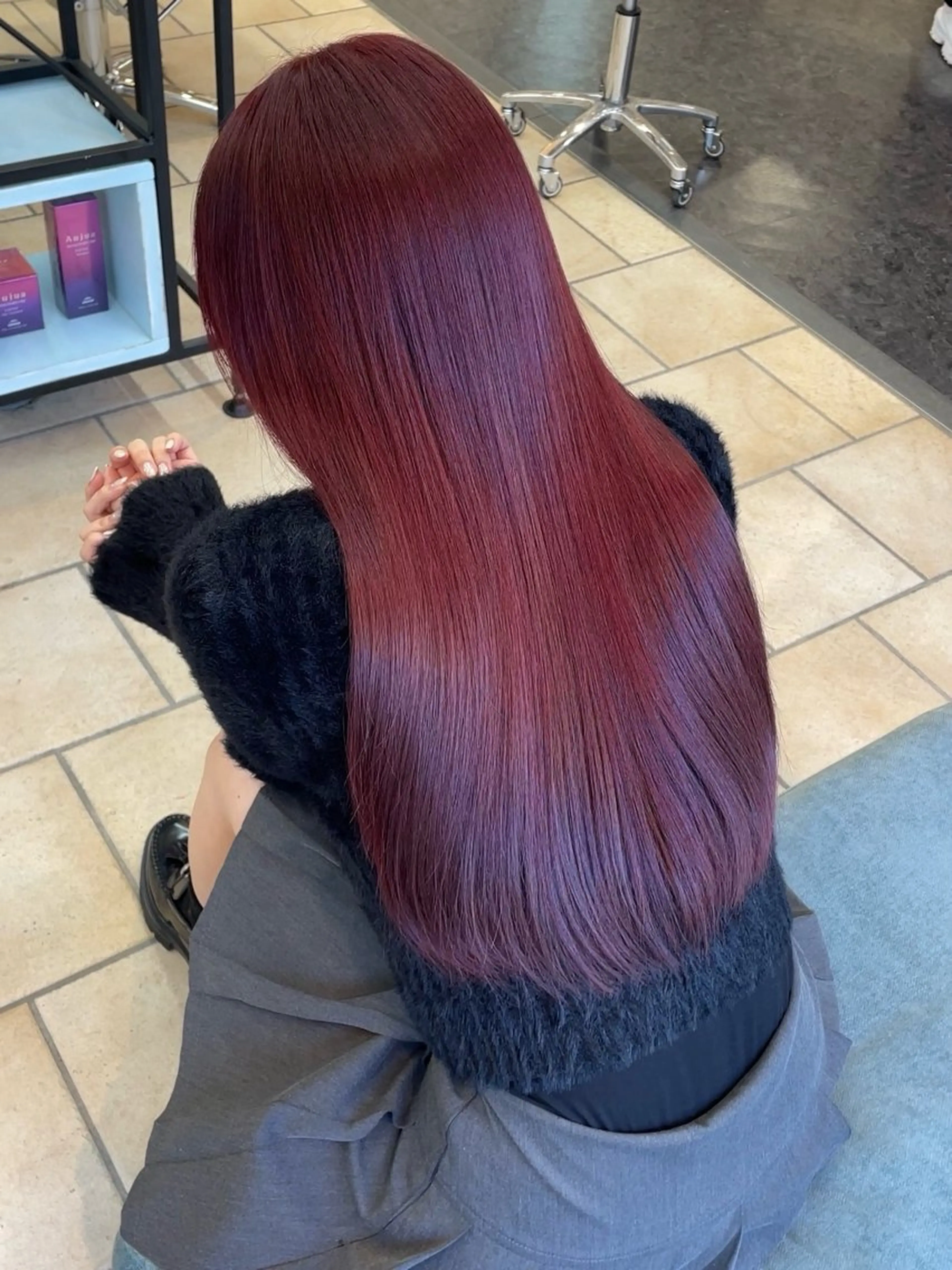 ロング カラー メンズ/メッシュ ‪‪/セット/aoiのヘアスタイル