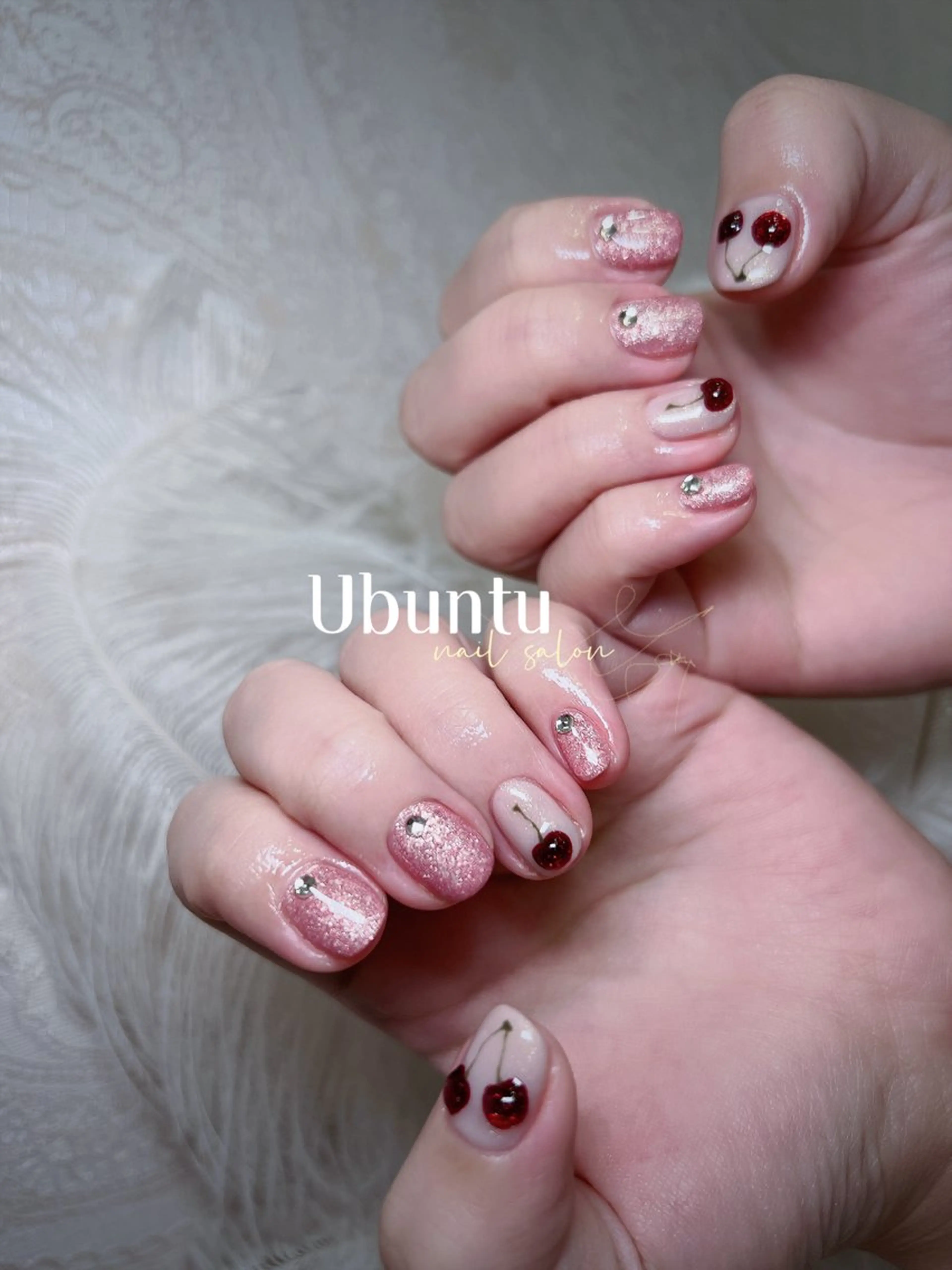 ネイル アートネイル 韓国ネイル ワンホンネイル ハンドネイル Ubuntu🎀 ネイルサロン✨のネイルデザイン