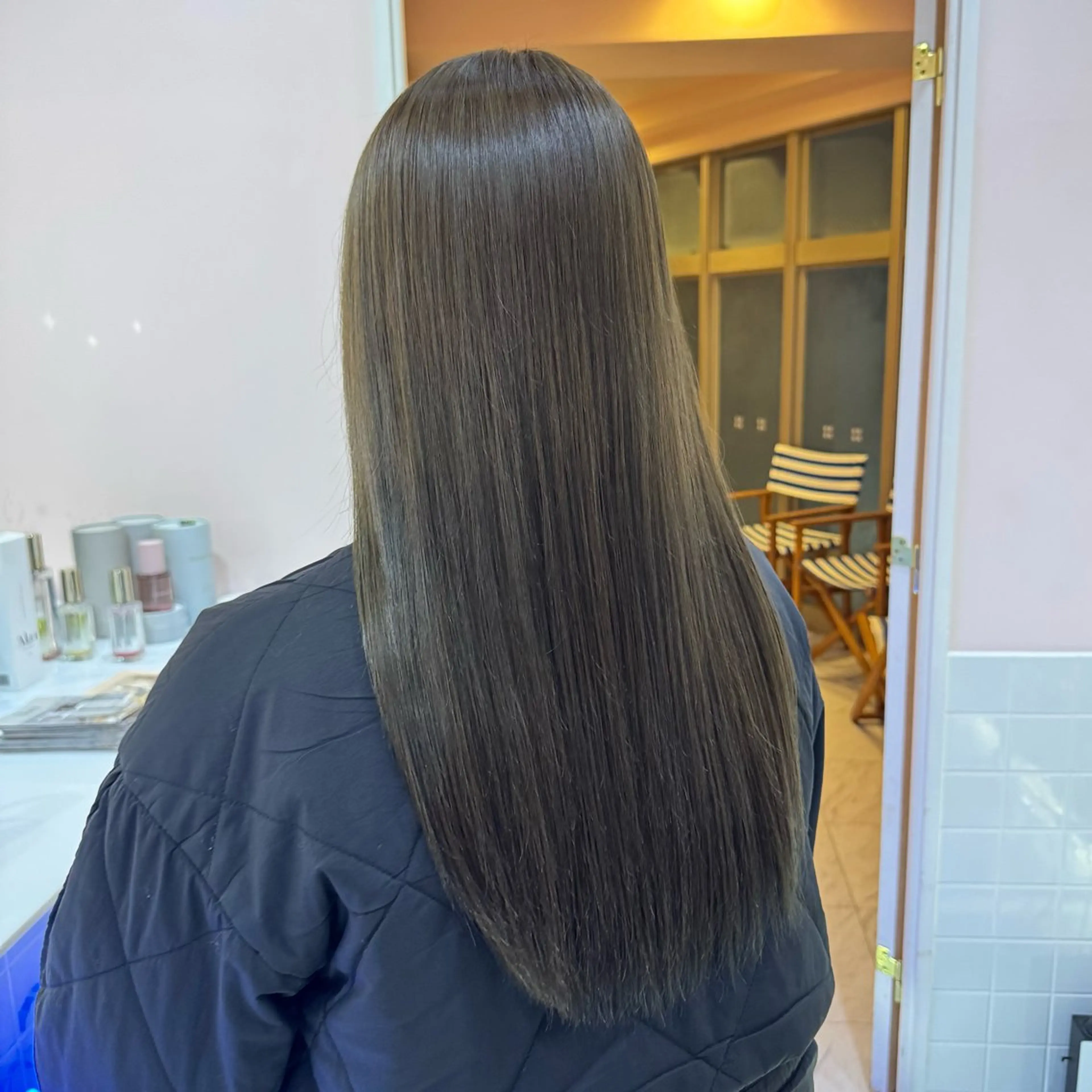 【☘️ブリーチ無しで明るくしたい方☘️】ダブルカラー(ブリーチ無し)➕🫧3stepトリートメント🫧の写真