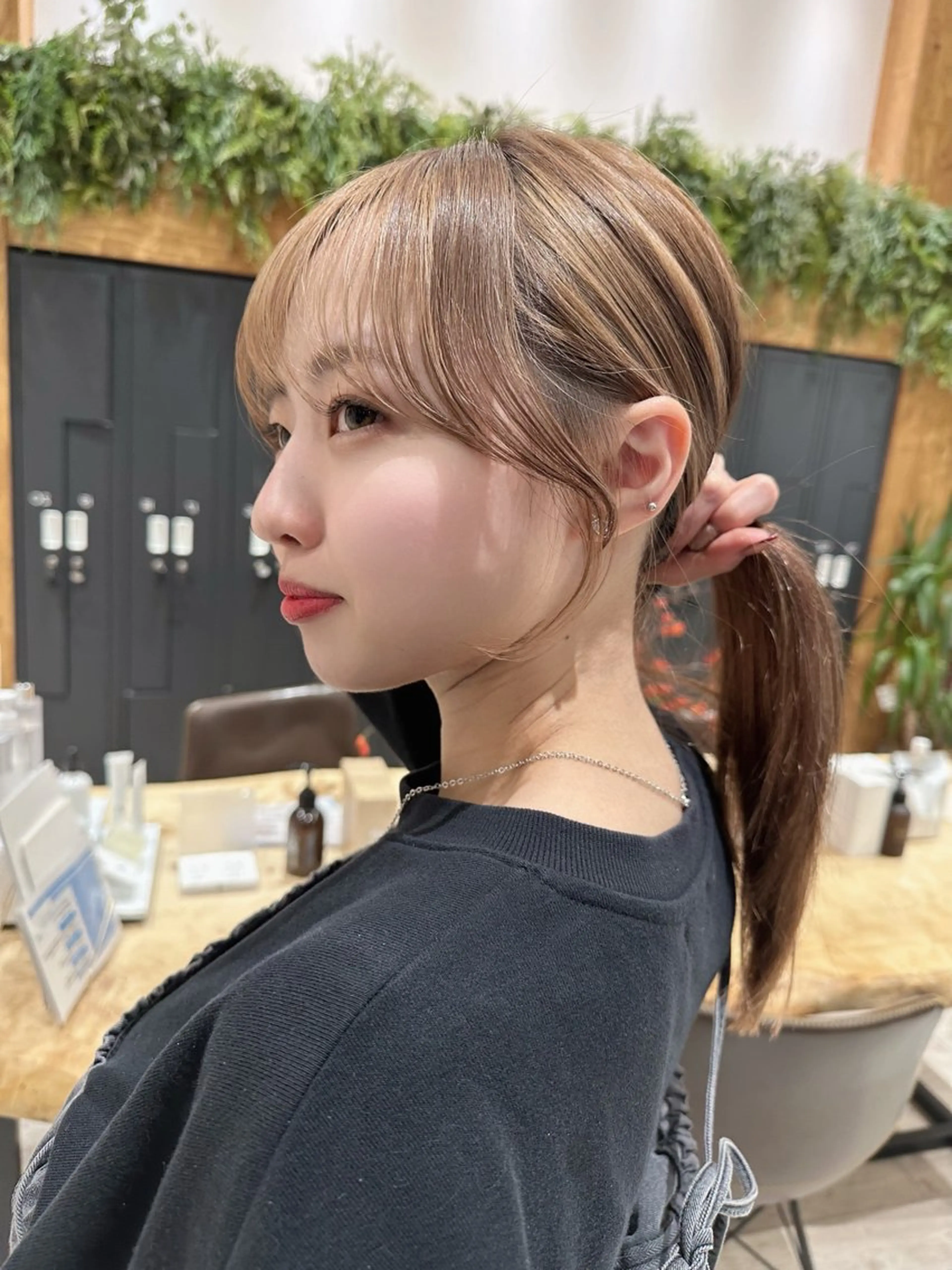 ミディアム カット 大阪/ショート 顔まわり/谷町のヘアスタイル