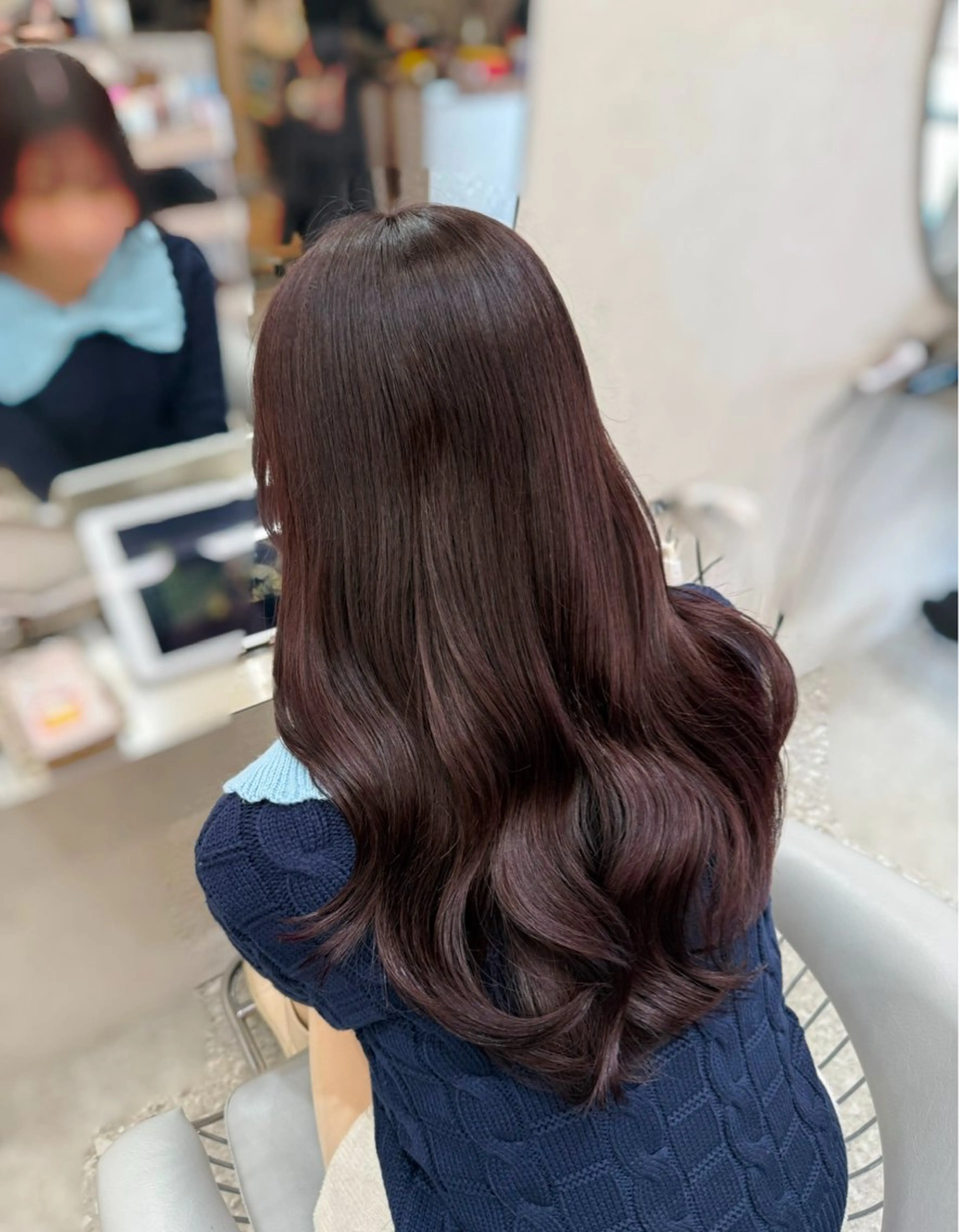 ロング カラー ヘアアレンジ カット ヘアカラー トリートメント なな💎韓国系/ 渋谷💎のヘアスタイル