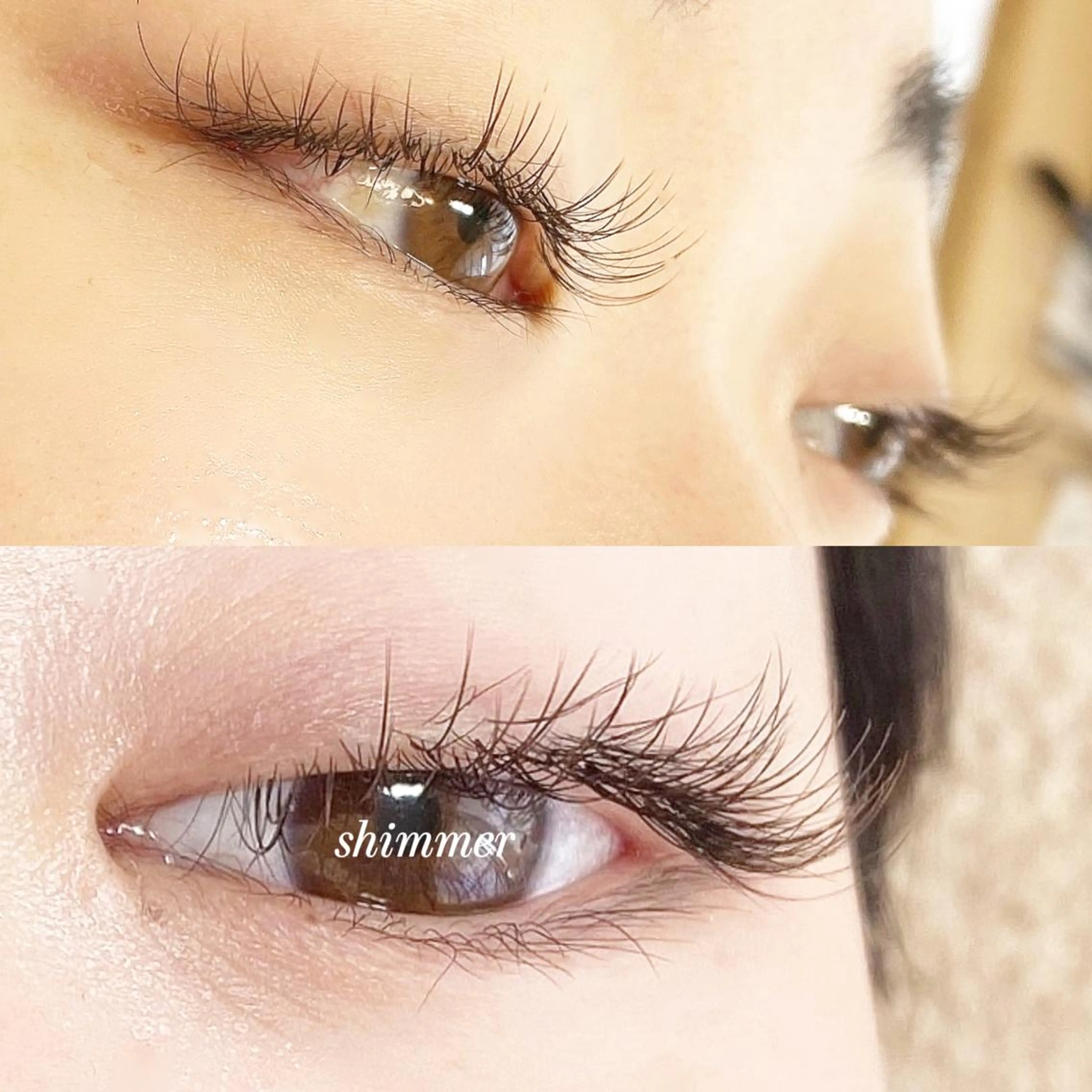 マツエク・マツパ フラットラッシュ 目尻長め shimmer所属・久米 さつきのマツエク・マツパデザイン