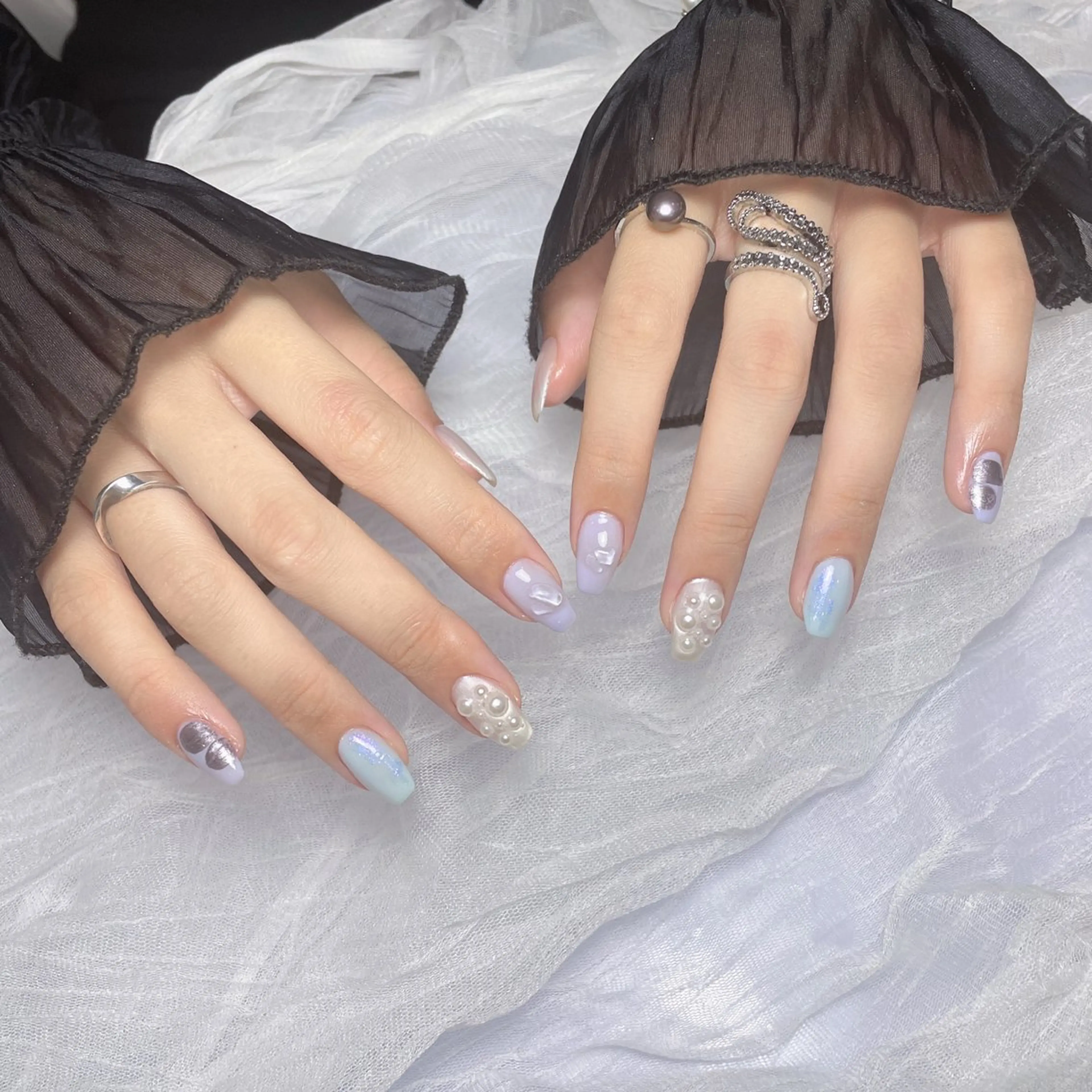 [HANDオフあり]定額シンプルネイルBの写真