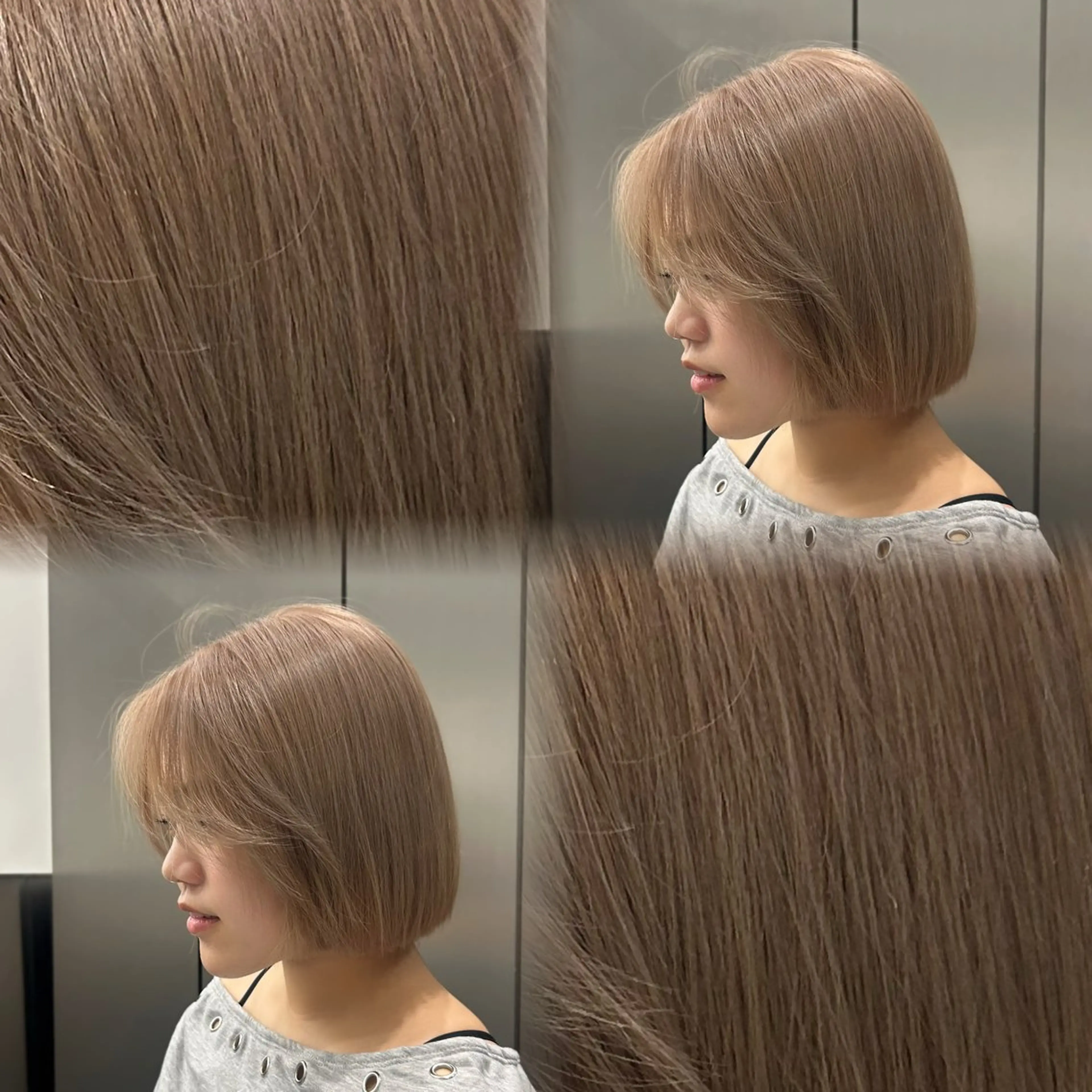 ミディアム カット ヘアカラー トリートメント 大人レイヤー/艶美髪 🇺🇸TOMONAのヘアスタイル