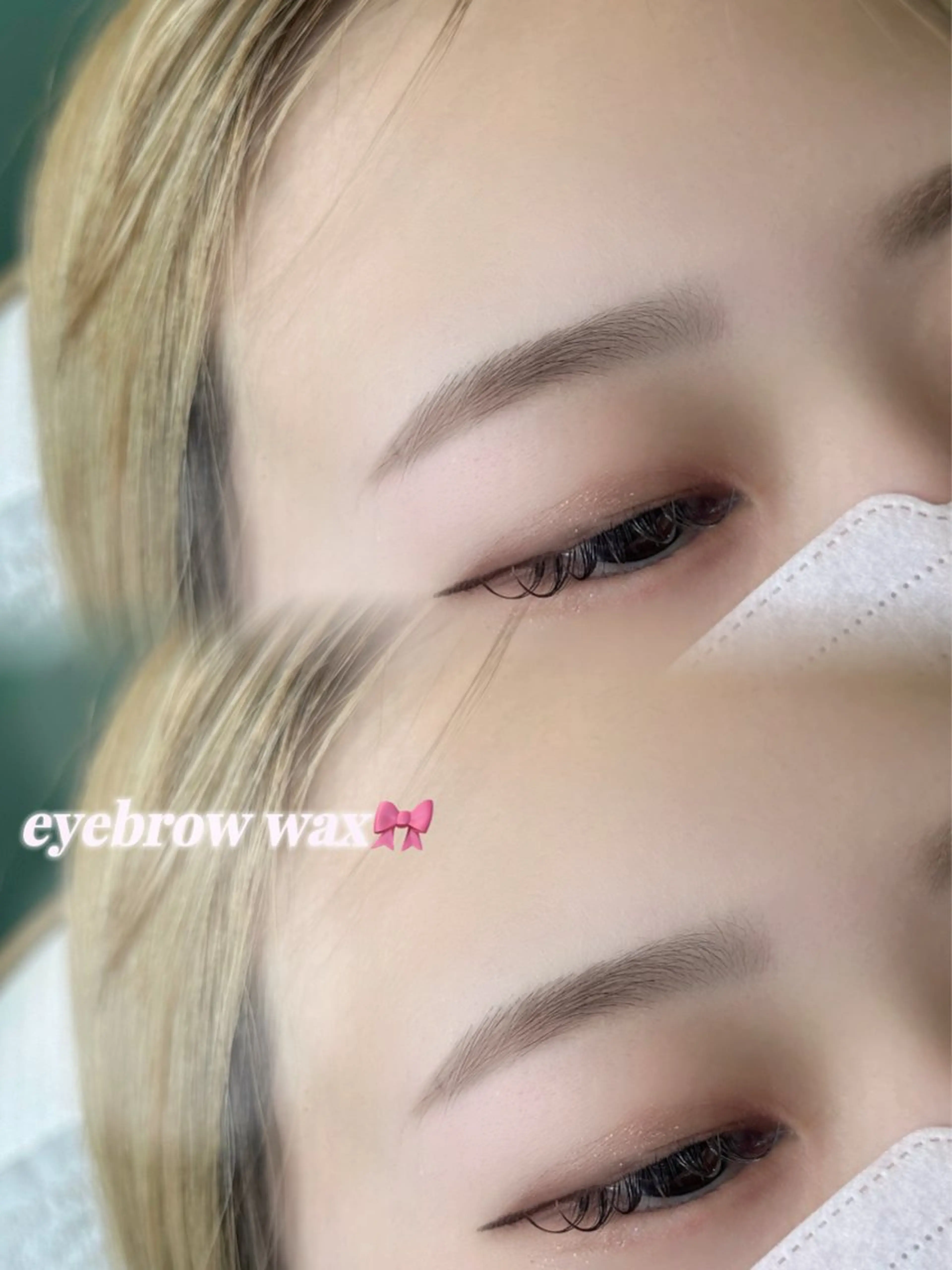 まつ毛パーマorパリジェンヌ+眉毛ワックスセットの写真