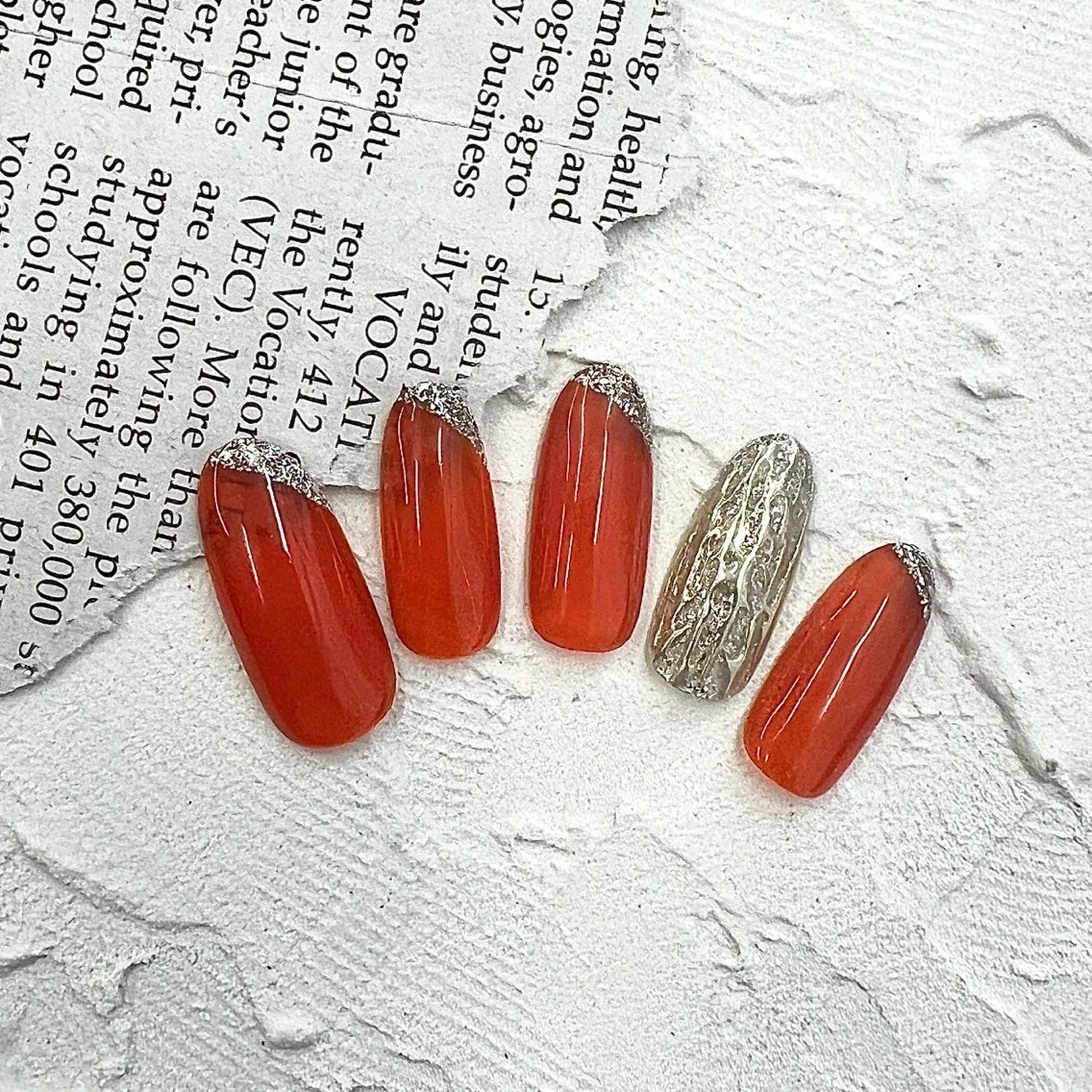 ネイル ⭐︎休業中の練習⭐︎ JNA認定講師髙橋のネイルデザイン