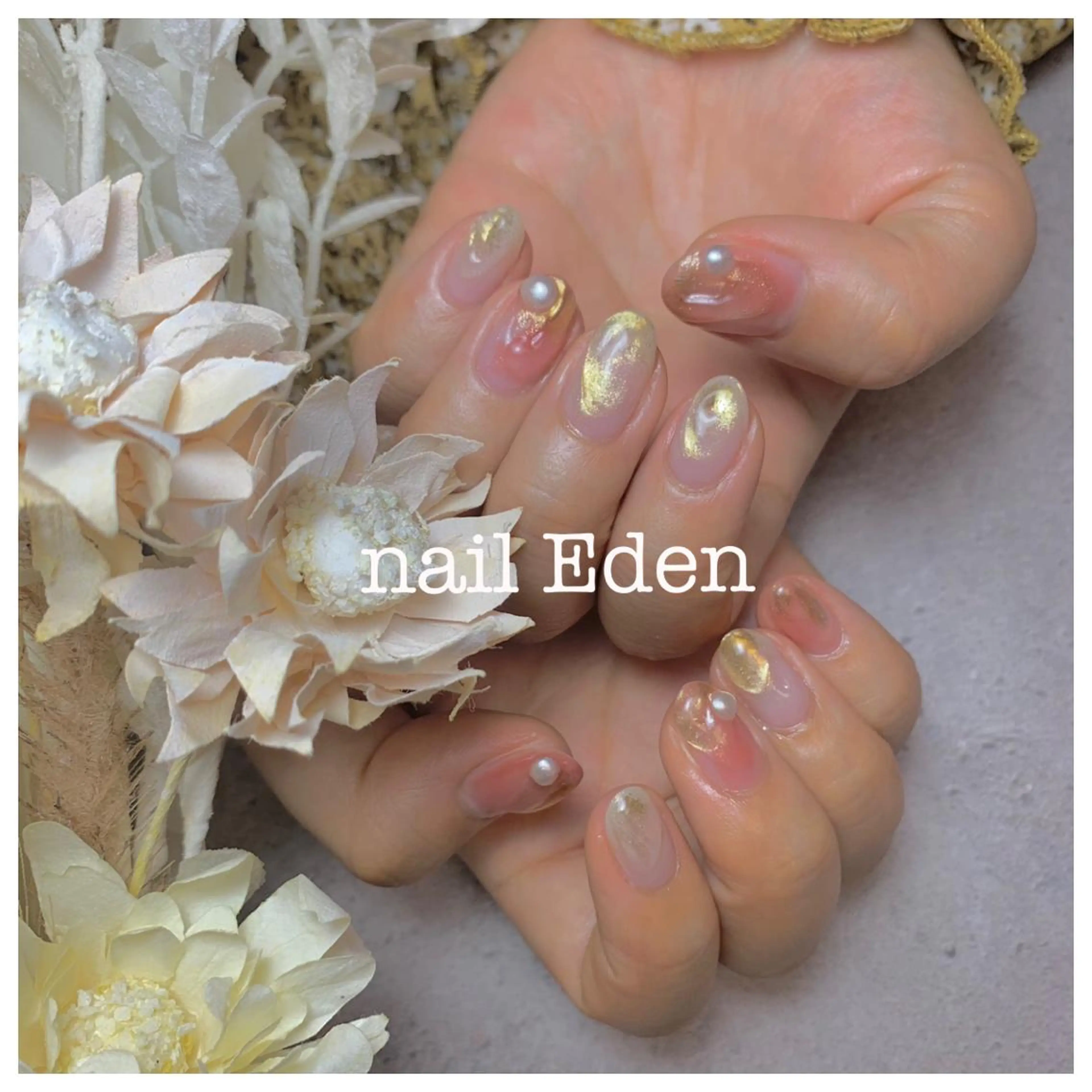 ネイル 持ち込み ハンドネイル ハンドケア Eden　private nail saron所属・Eden ♾️のネイルデザイン