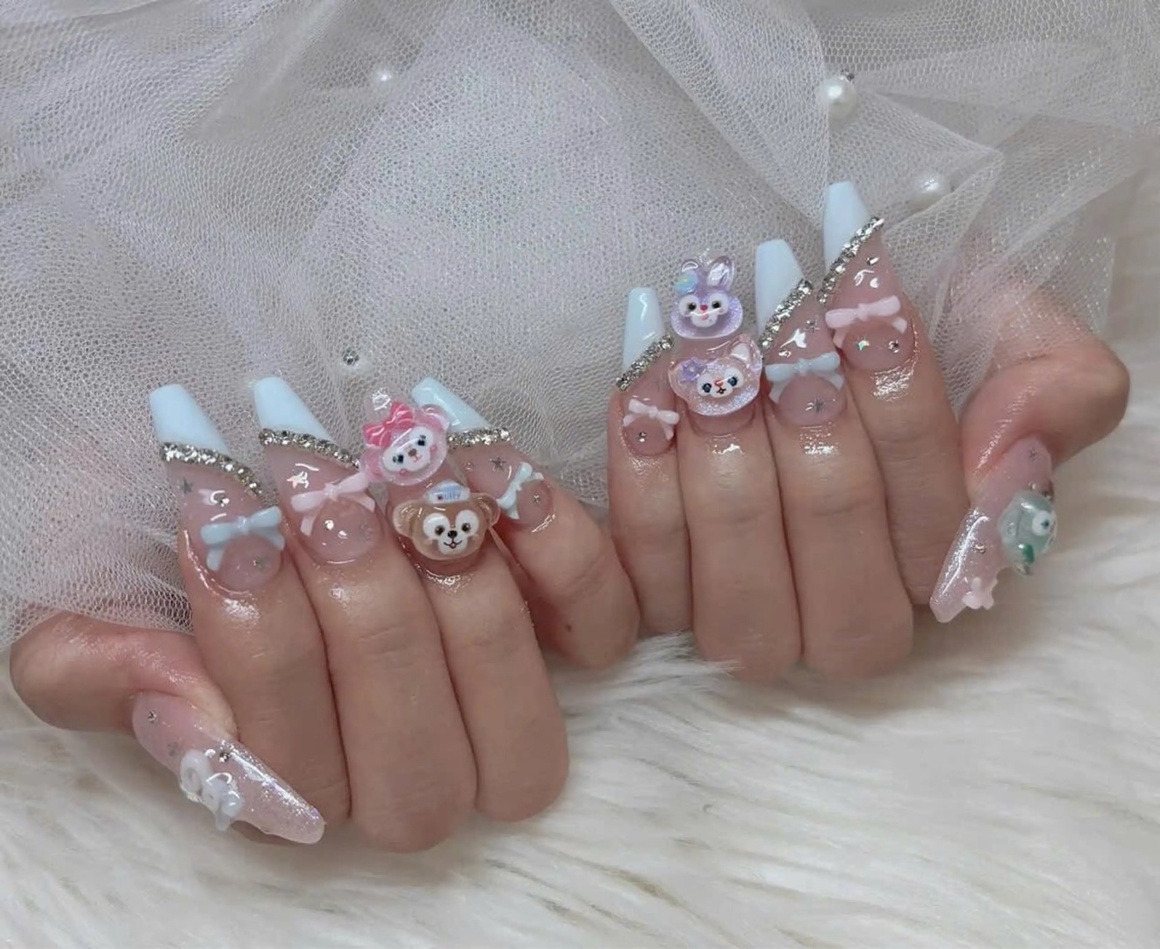 ネイル アートネイル 成人式 ジェルネイル ニュアンスネイル 夏ネイル ハンドネイル neco H.babynailのネイルデザイン