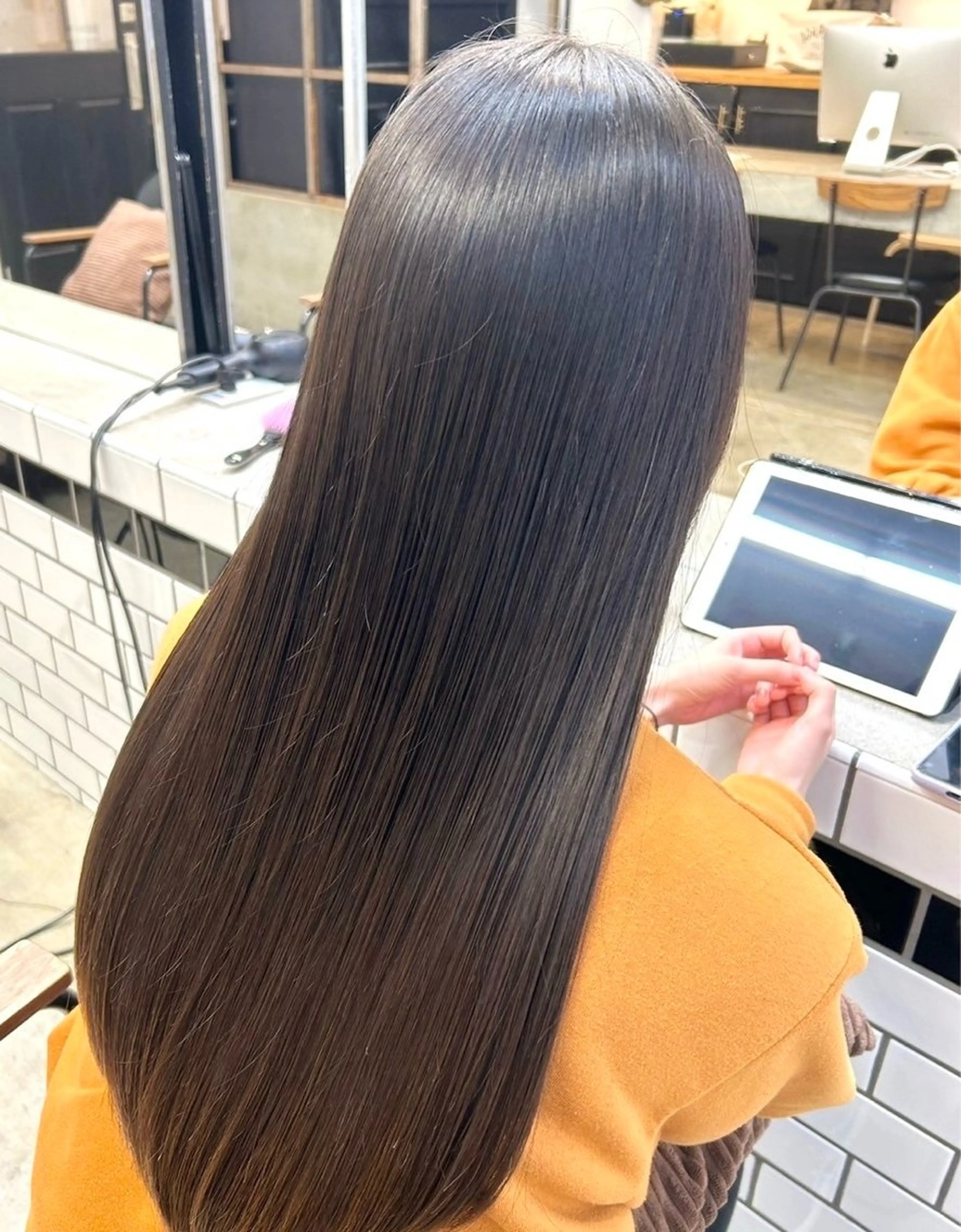 ロング カラー カット ヘアカラー 縮毛矯正 トリートメント ✨艶髪職人 しょうたろう✨のヘアスタイル