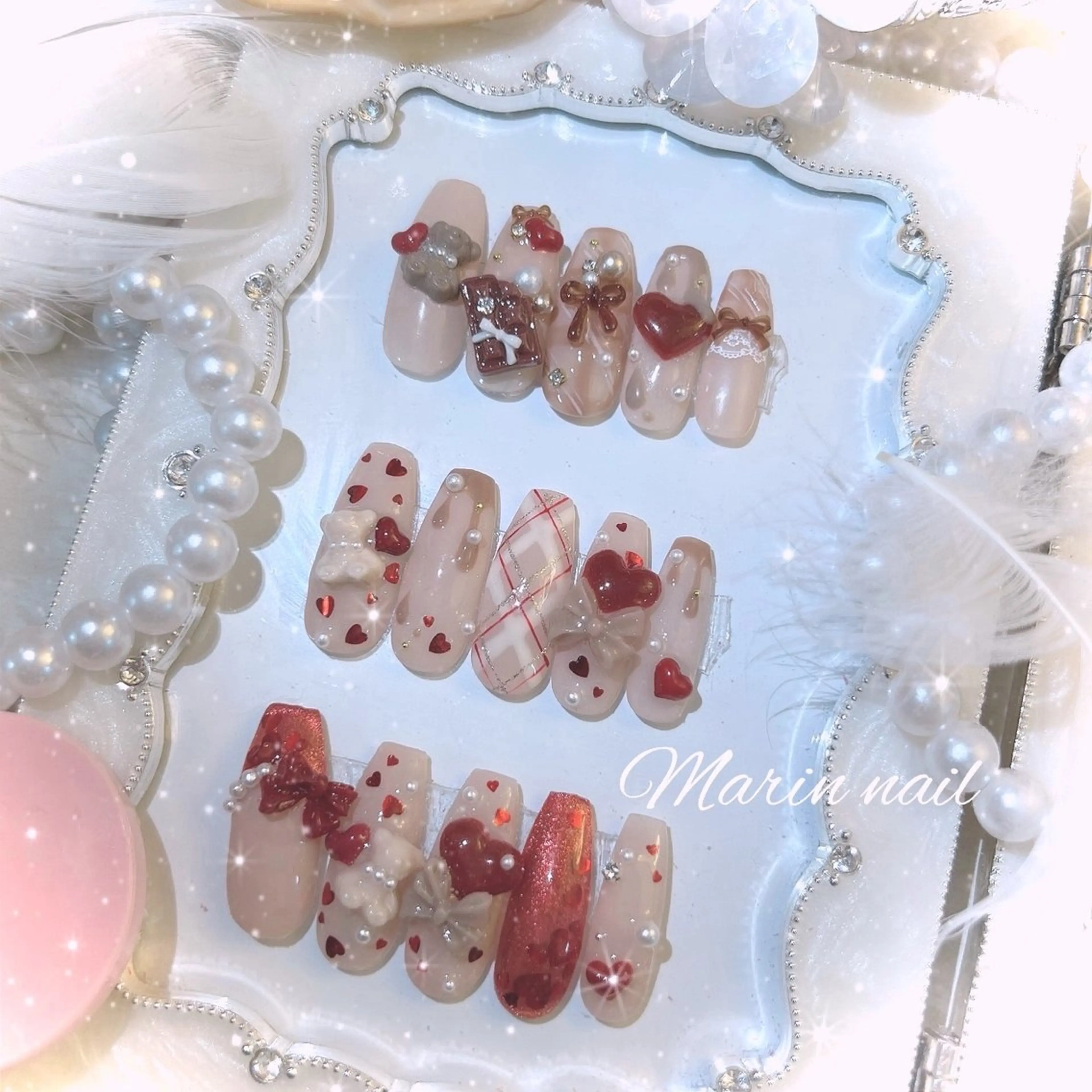 ロング ハンドネイル Marin nailのネイルデザイン