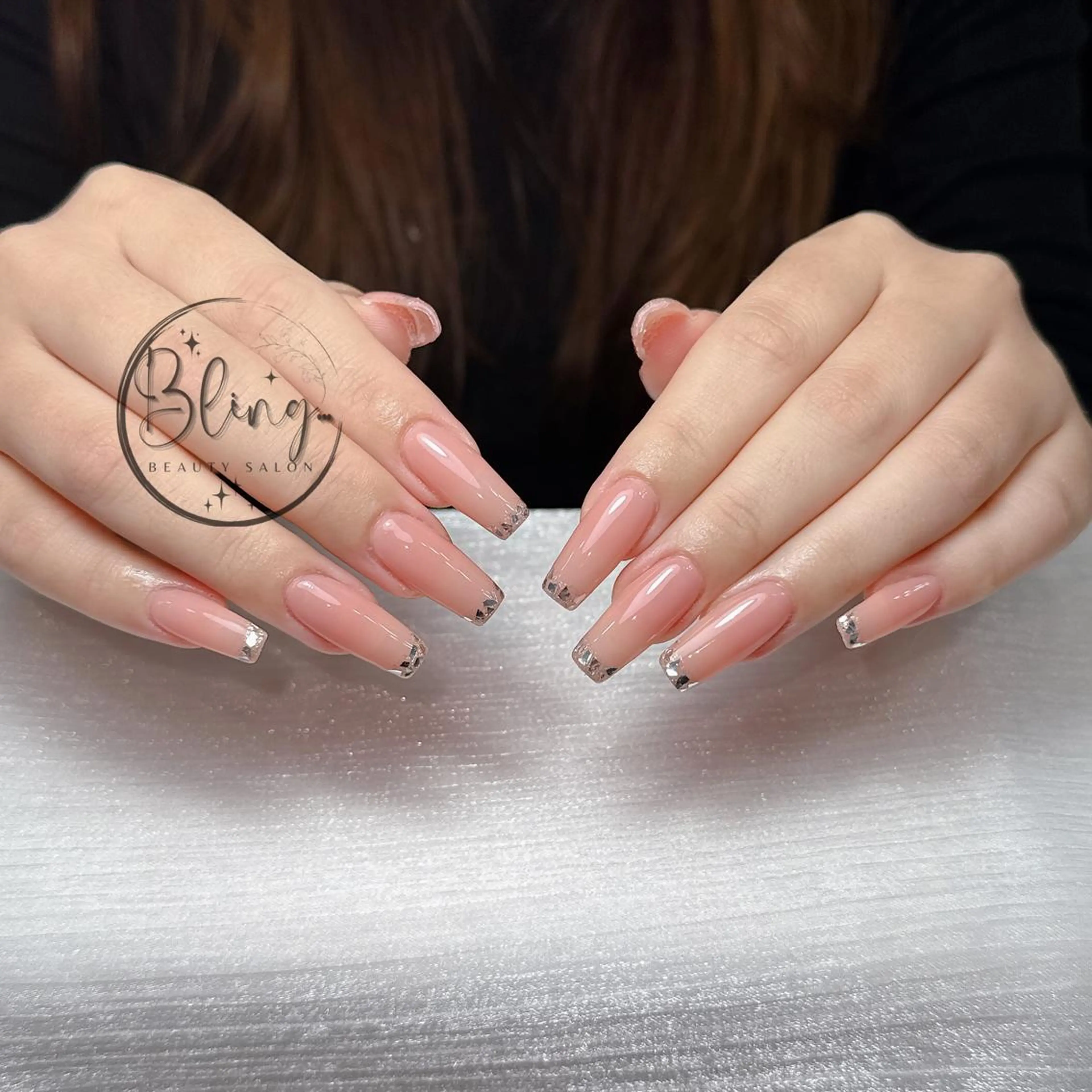 ロング 韓国風ヘア ハンドネイル nami ナミのネイルデザイン