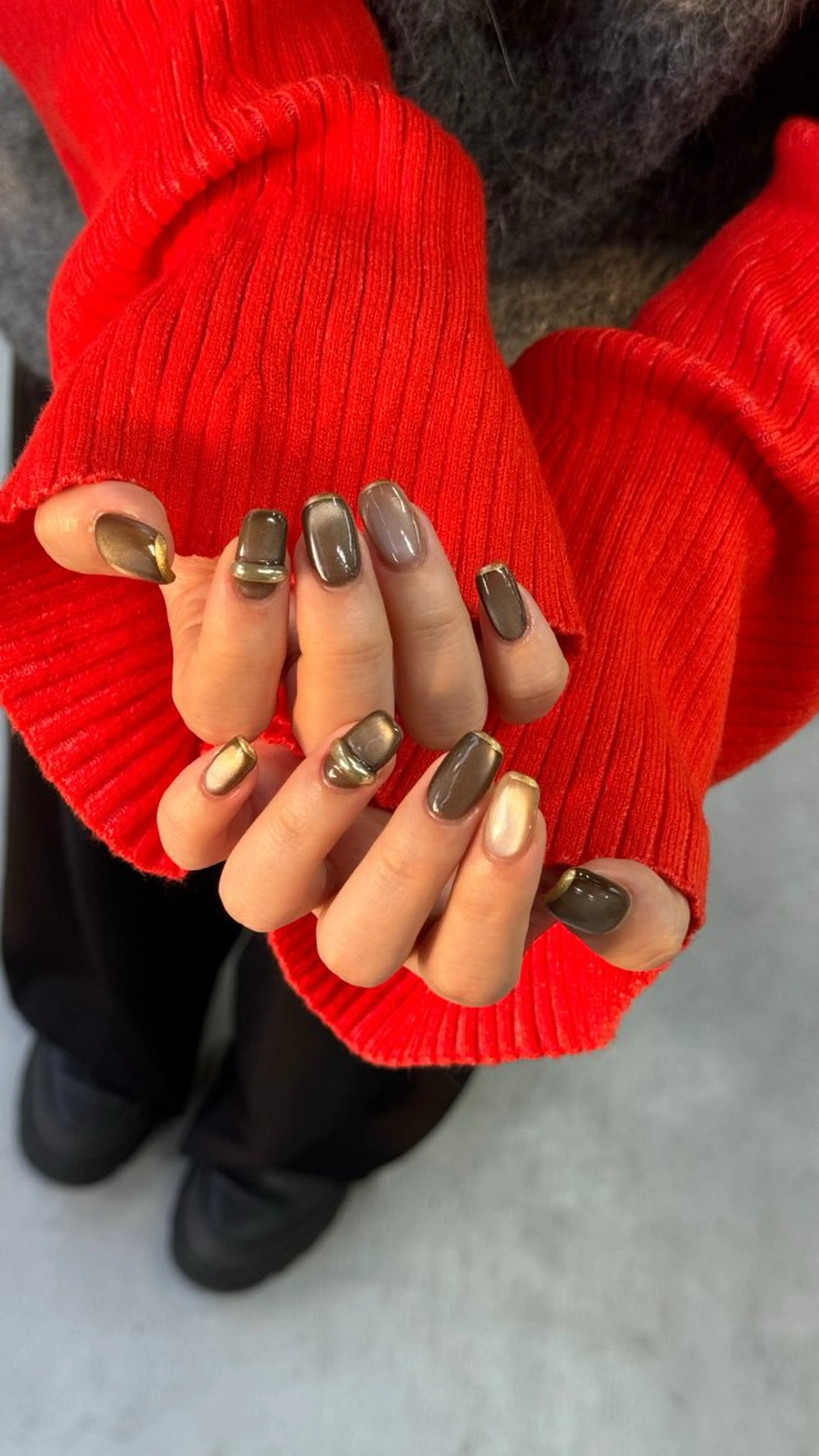 ネイル マグネットネイル ハンドネイル Momoka ネイリスト福岡/薬院のネイルデザイン