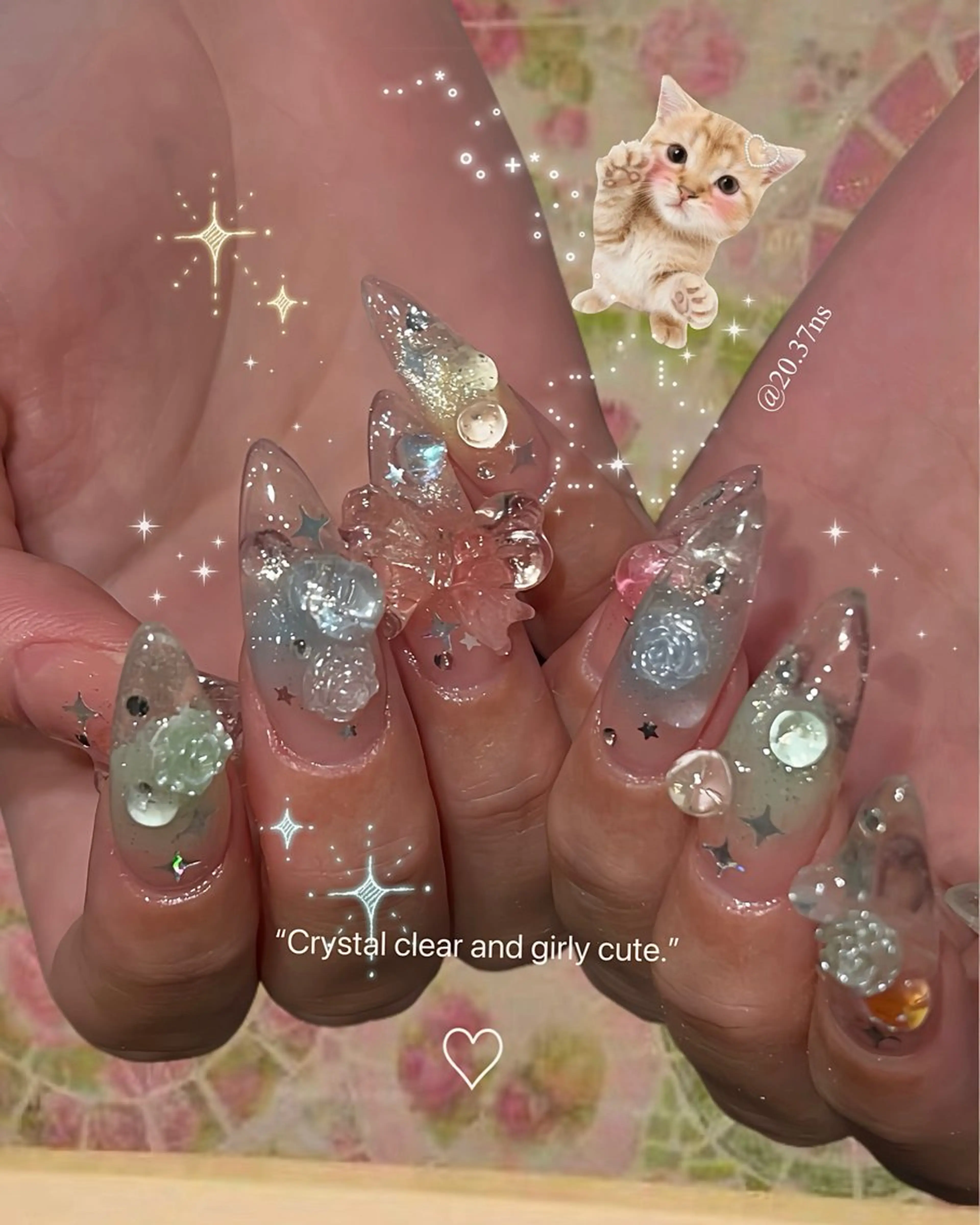 ロング Sota Nahoのネイルデザイン