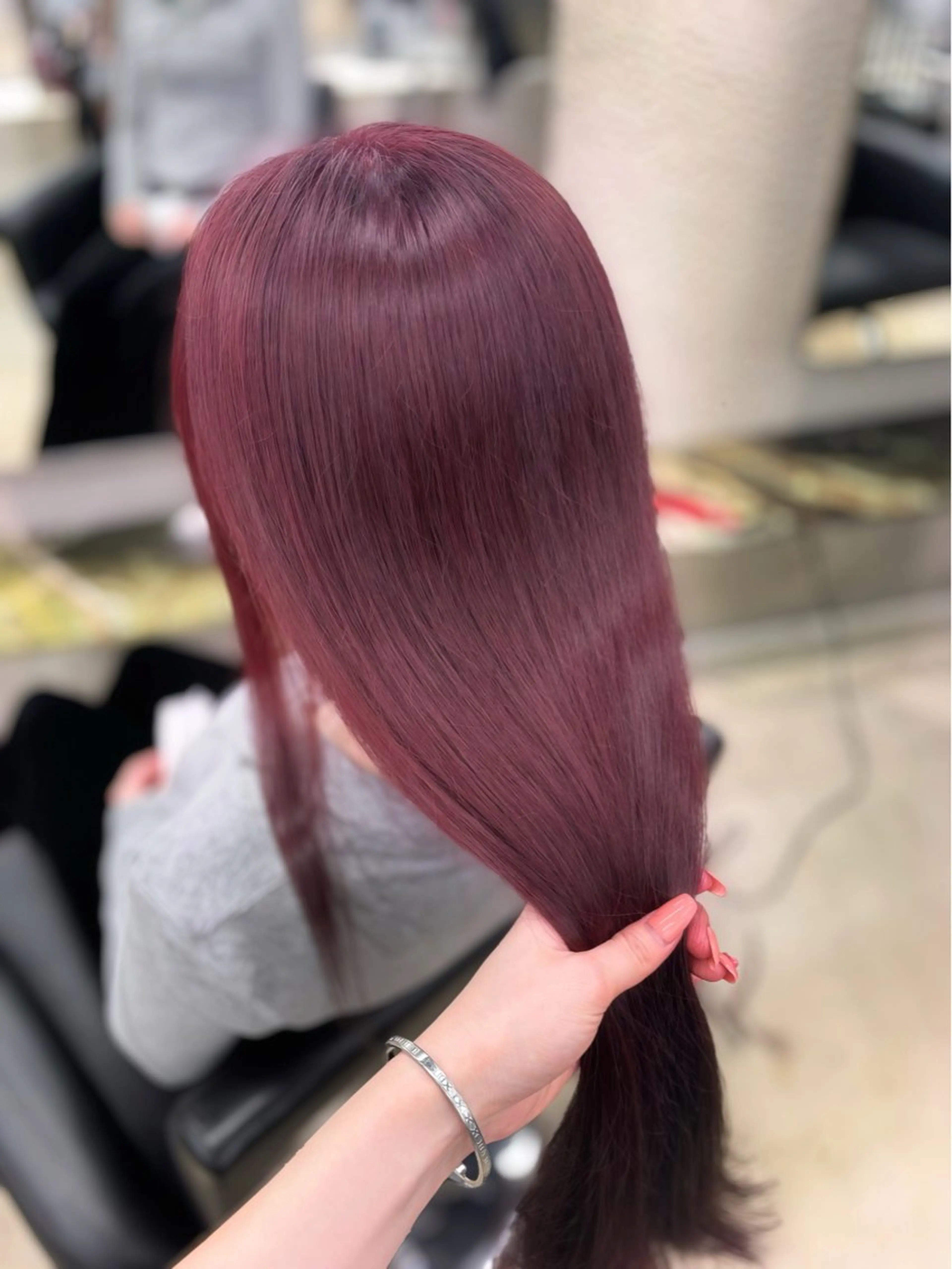 カラー ブリーチ ヘアカラー PELEsakae さえのヘアスタイル