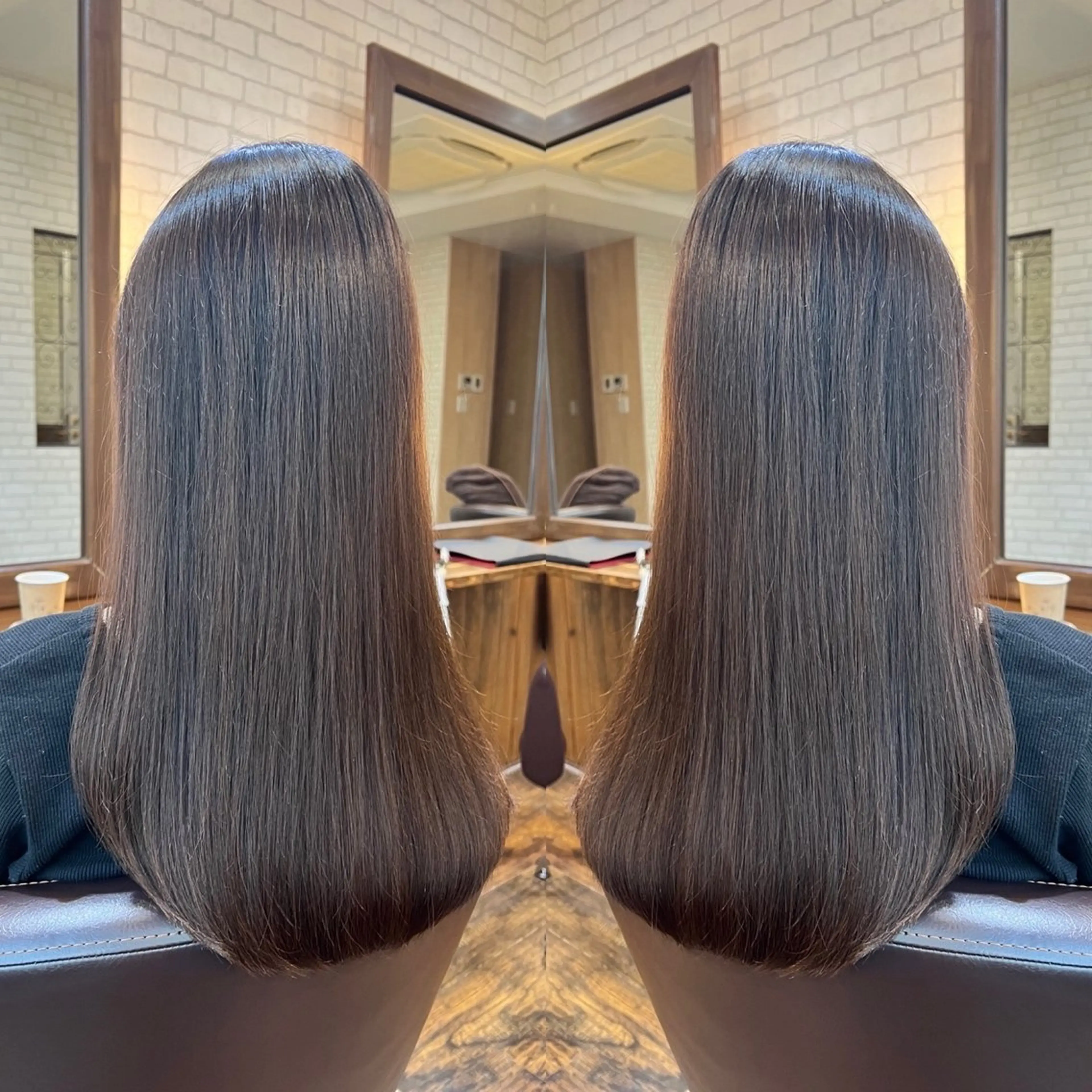 ロング カラー アクアカラー ブラウンカラー 髪質改善 トリートメント ヘアカラー トリートメント 🫧髪質改善×艶髪 🫧根本泰成🫧のヘアスタイル