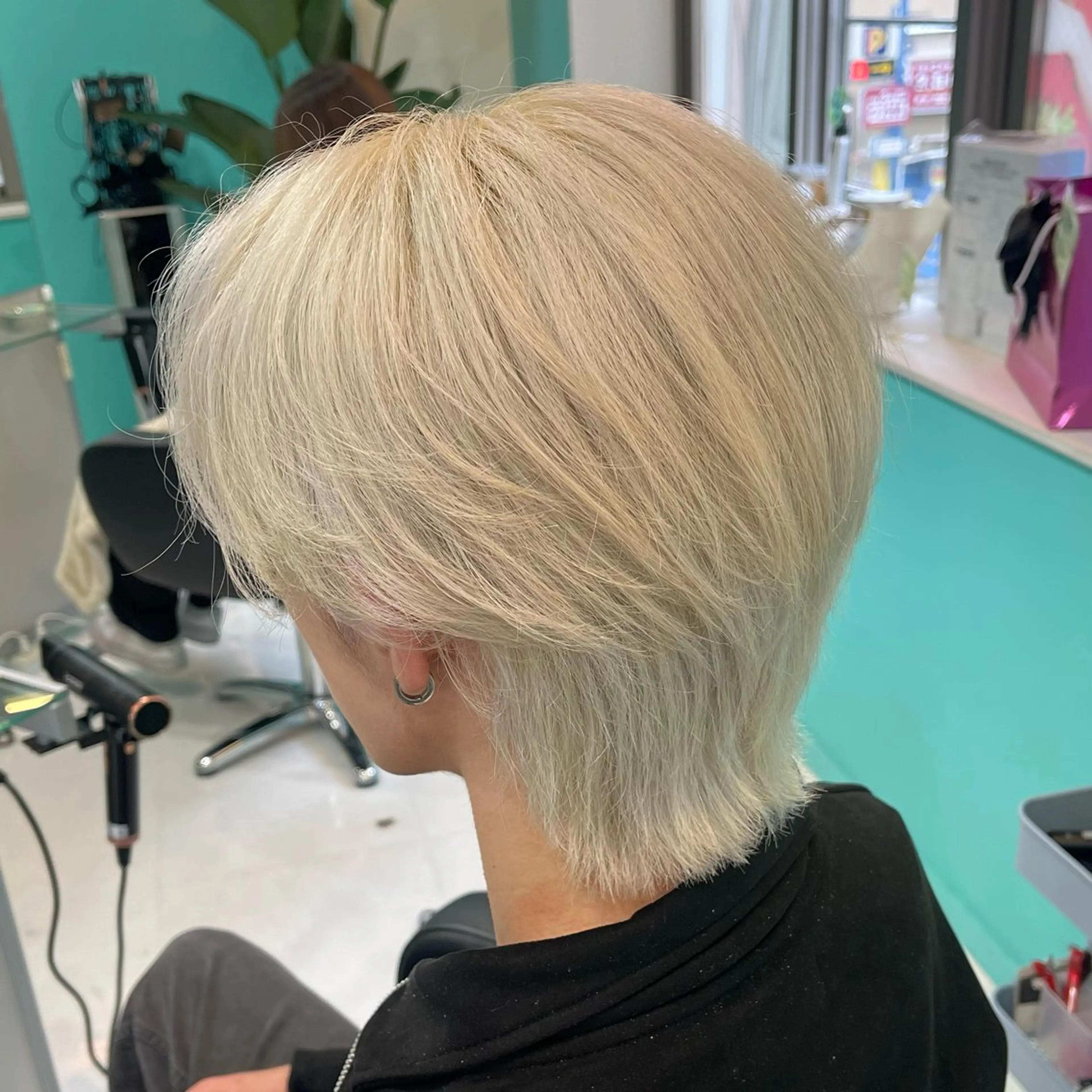 カラー メンズ ヘアカラー トリートメント mana/メンズ/ ヘアセット/ブリーチのヘアスタイル