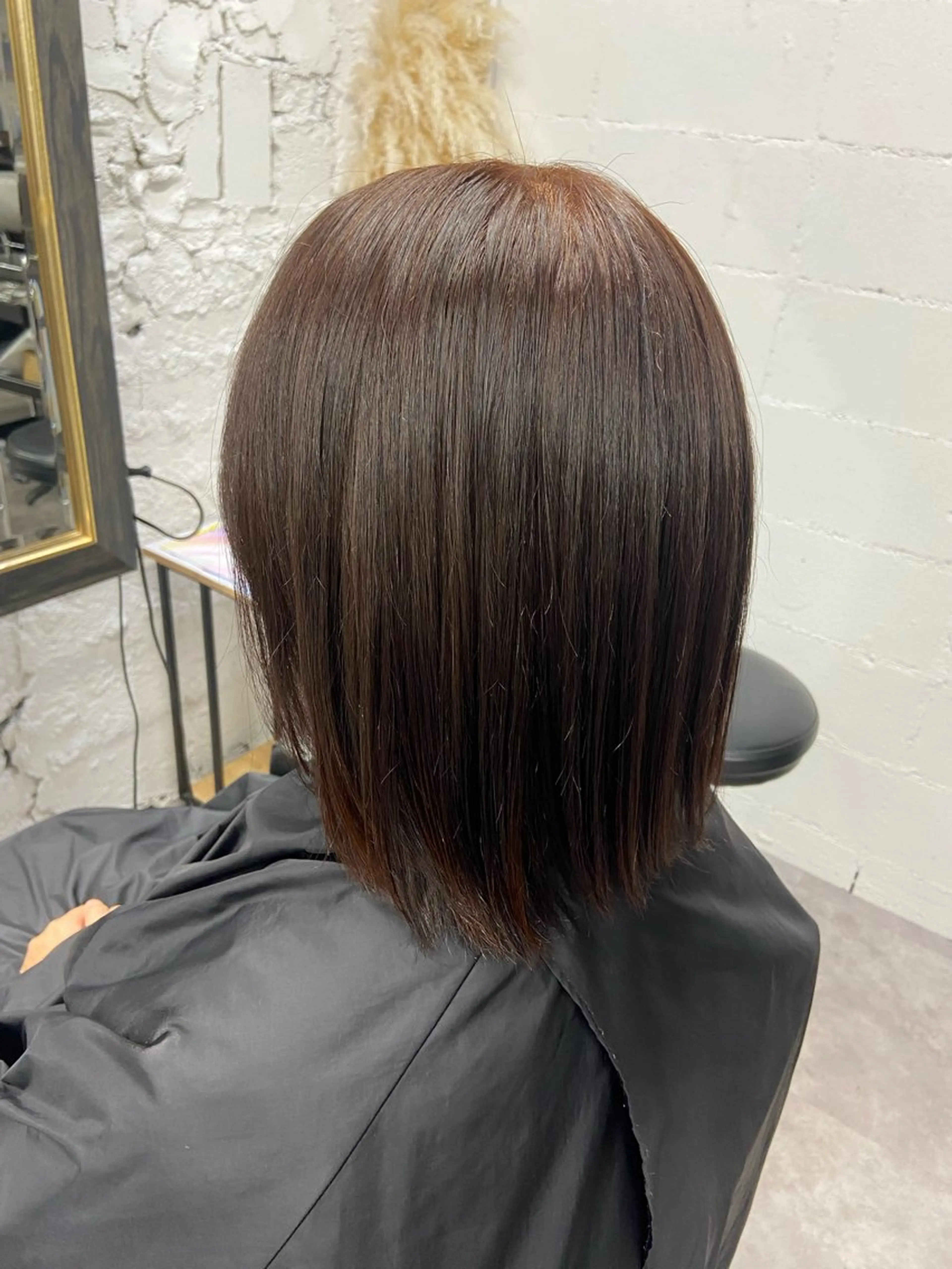 ミディアム カラー ハイトーン/ダブル カラー/akihoのヘアスタイル