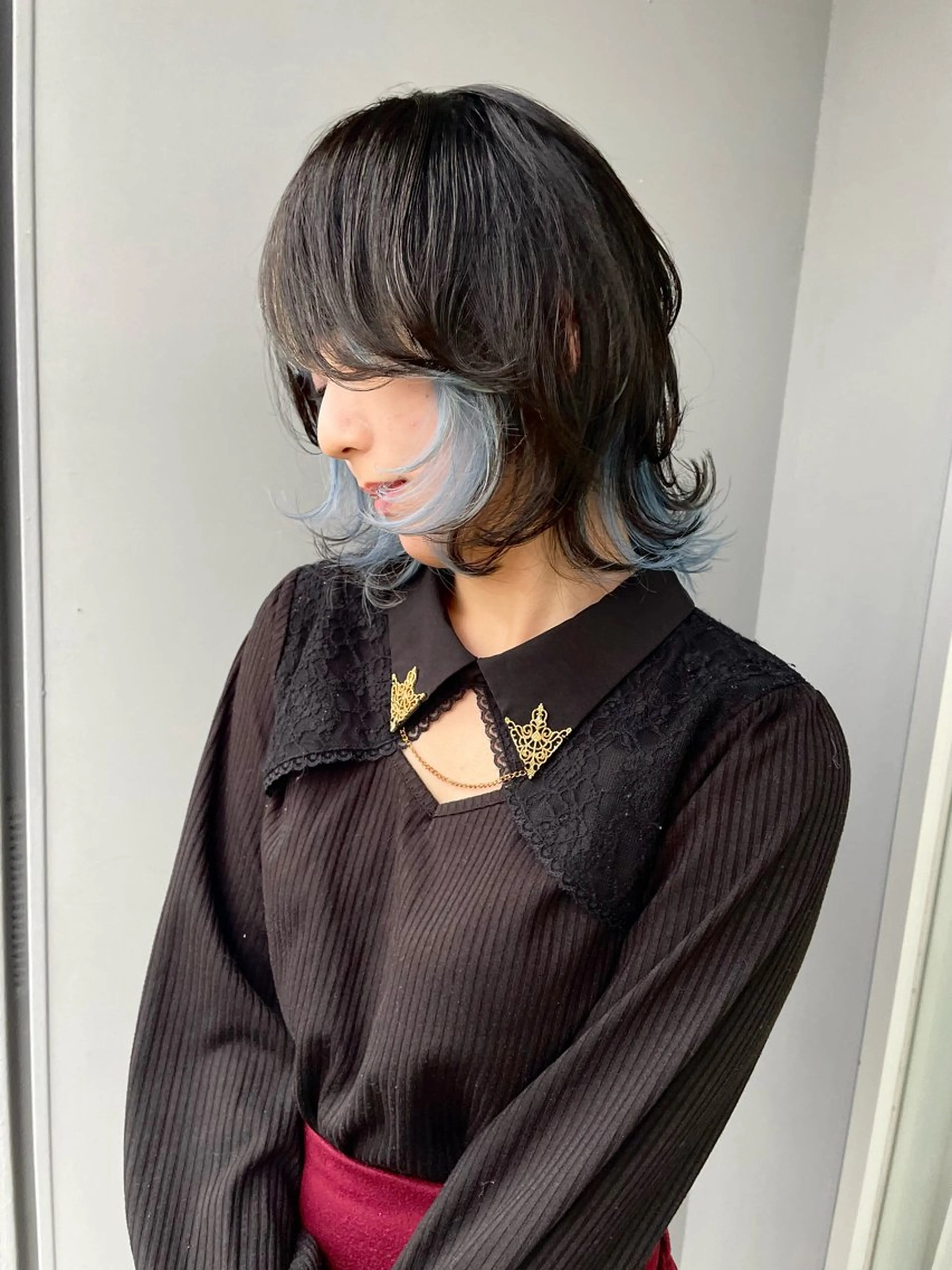 ミディアム 似合わせカット ヘアカラー トリートメント shiba tomomiのヘアスタイル