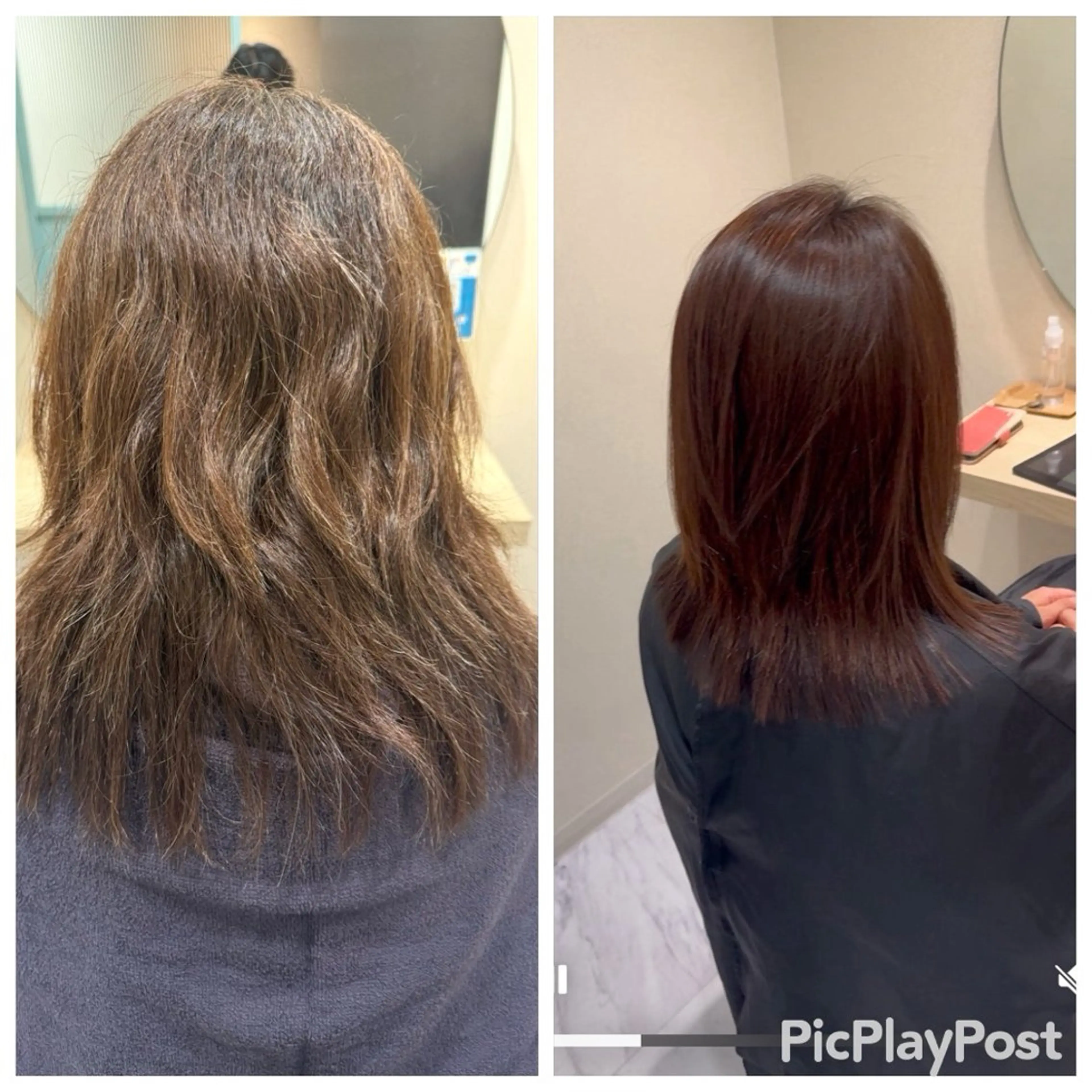 ミディアム 縮毛矯正 トリートメント 丹野 圭太のヘアスタイル