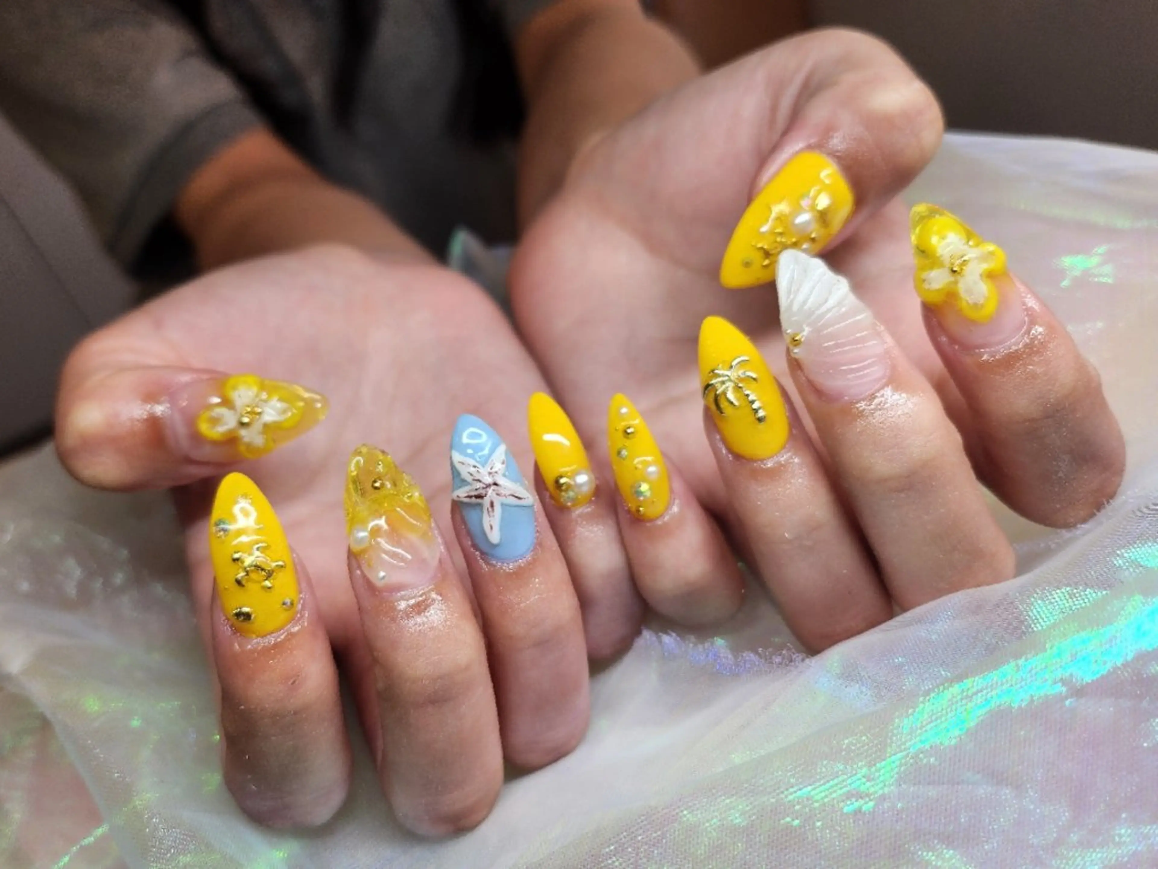 ネイル ハンドネイル 💜bora .のネイルデザイン