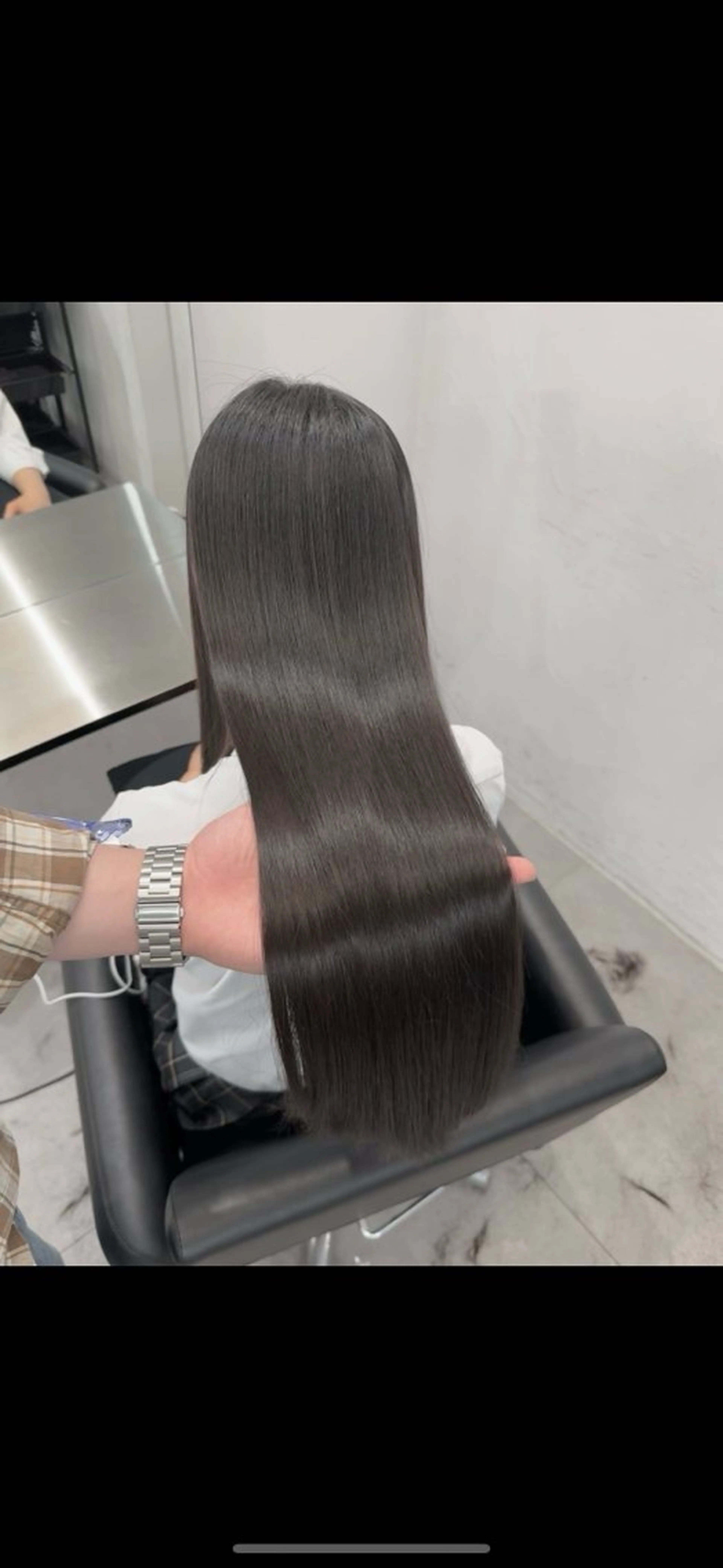 ロング カット 縮毛矯正 トリートメント 髪質改善/縮毛矯正/ 似合わせ/青木孝憲のヘアスタイル